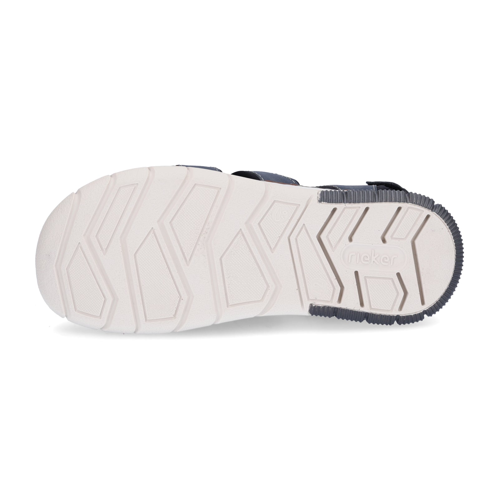 Rieker men's trekking sandal blue