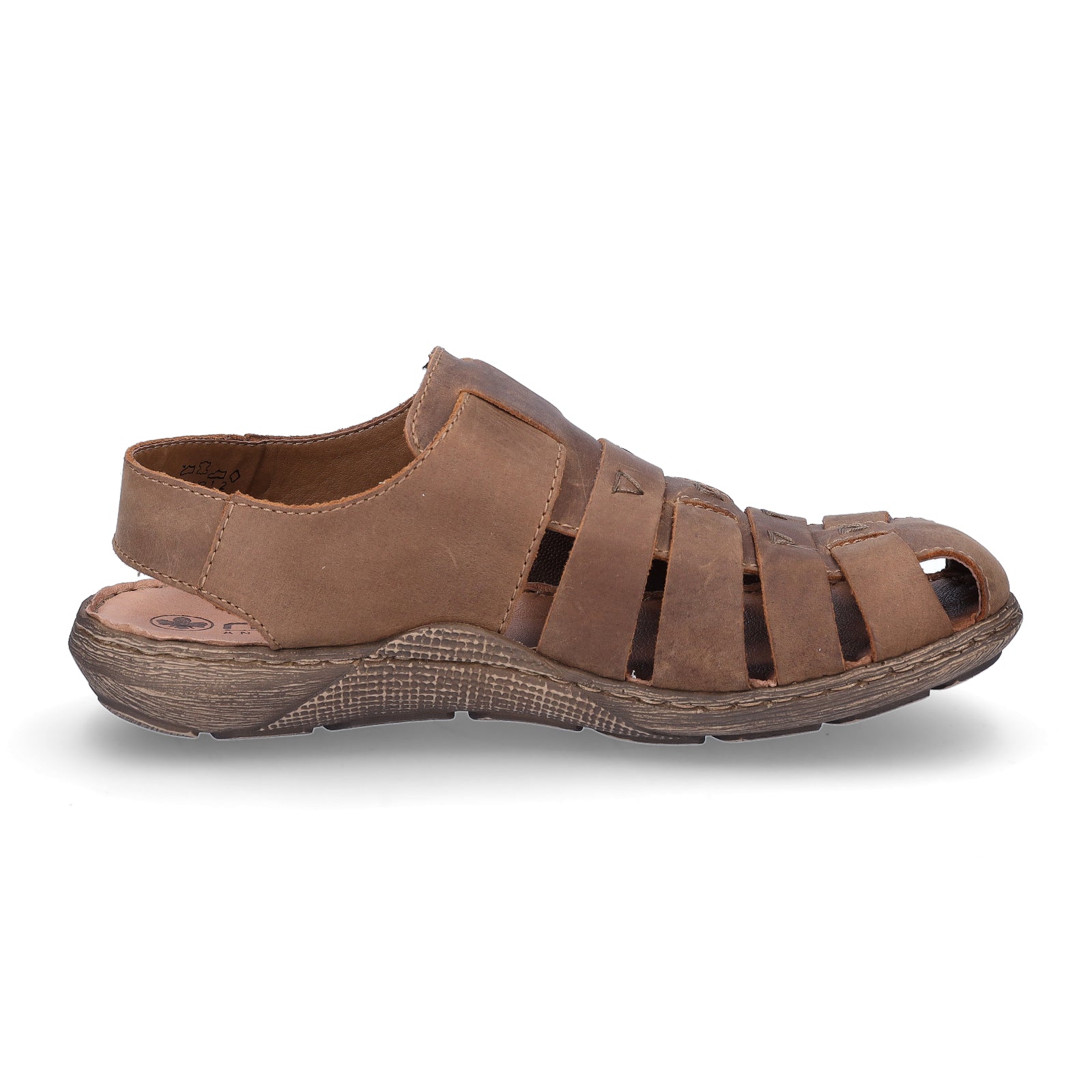 Rieker men's sandal brown