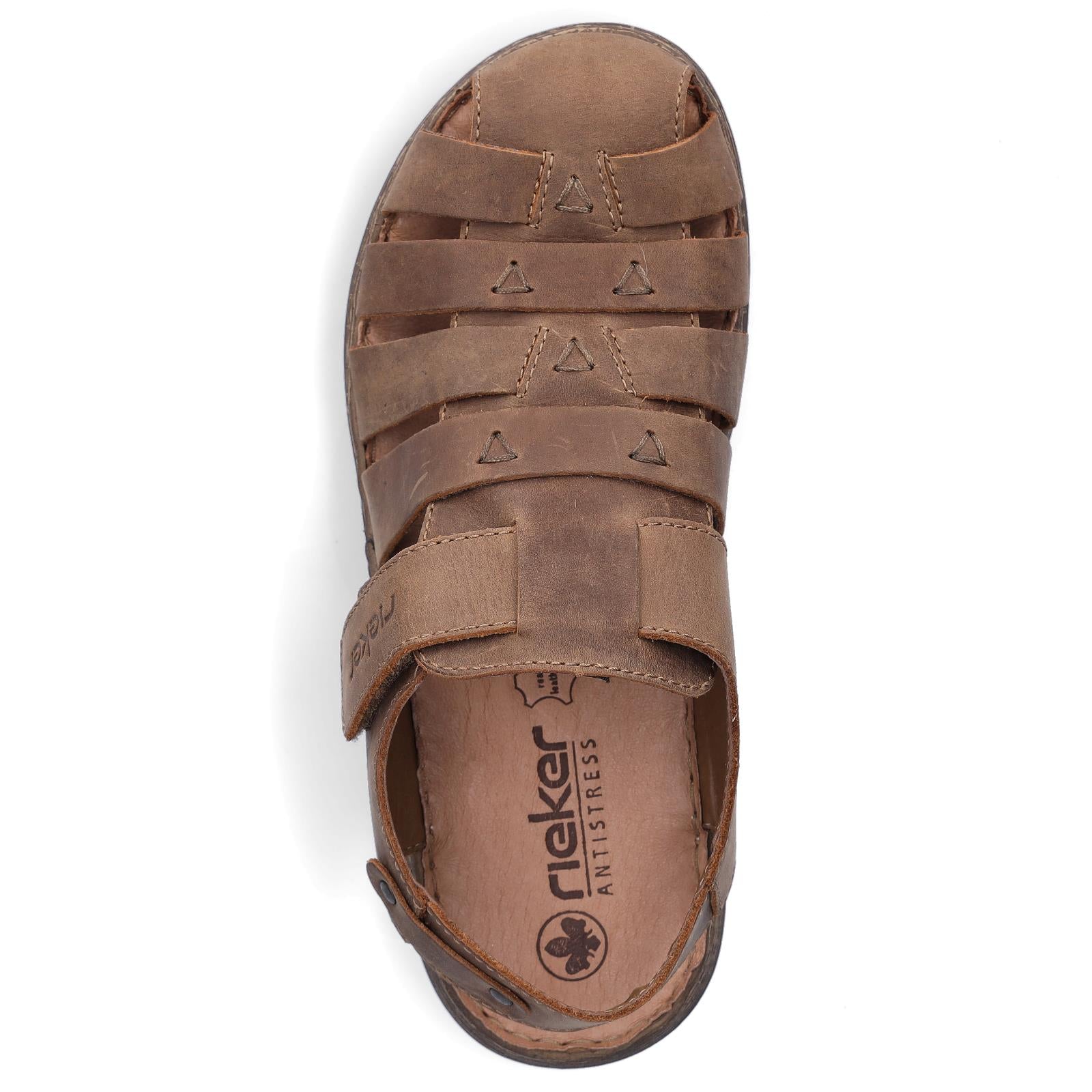Rieker men's sandal brown