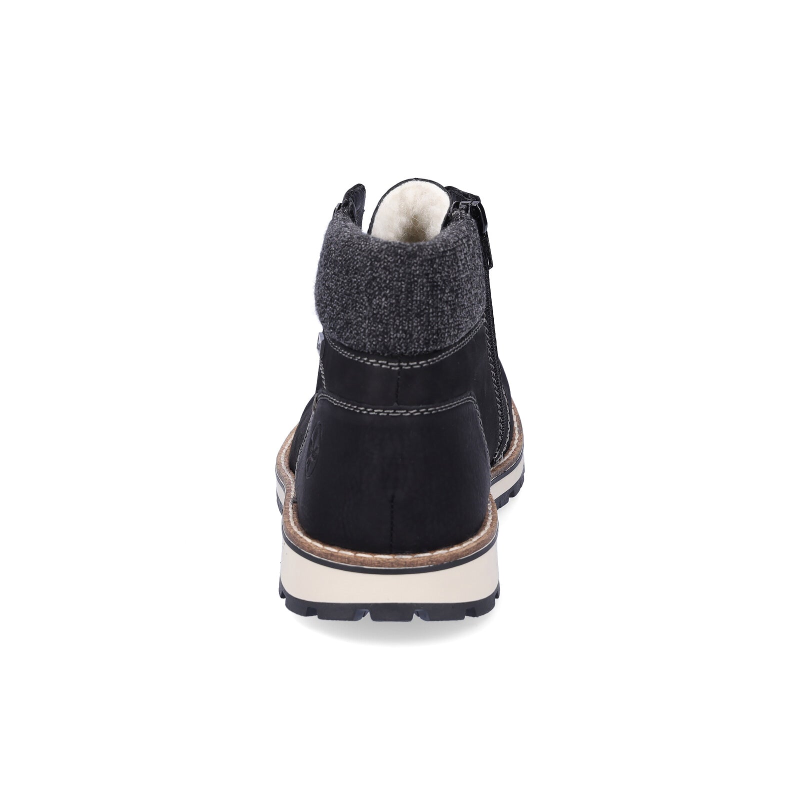 Rieker men's lace-up boot black