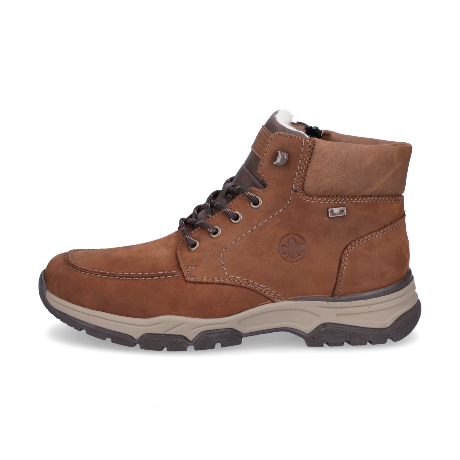 Rieker men's lace-up boot brown