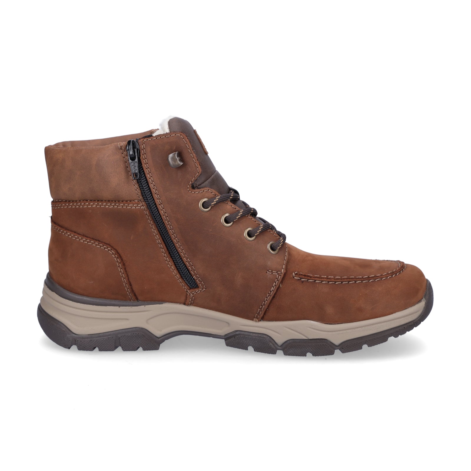 Rieker men's lace-up boot brown