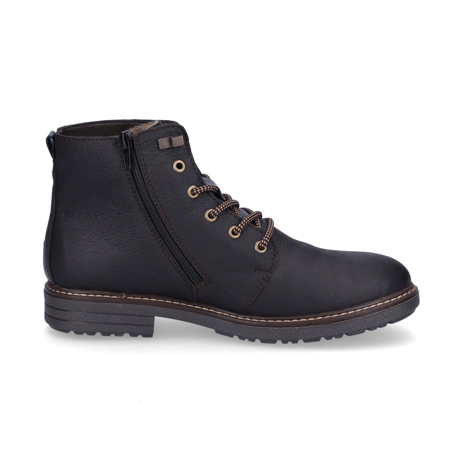 Rieker men's lace-up boot brown