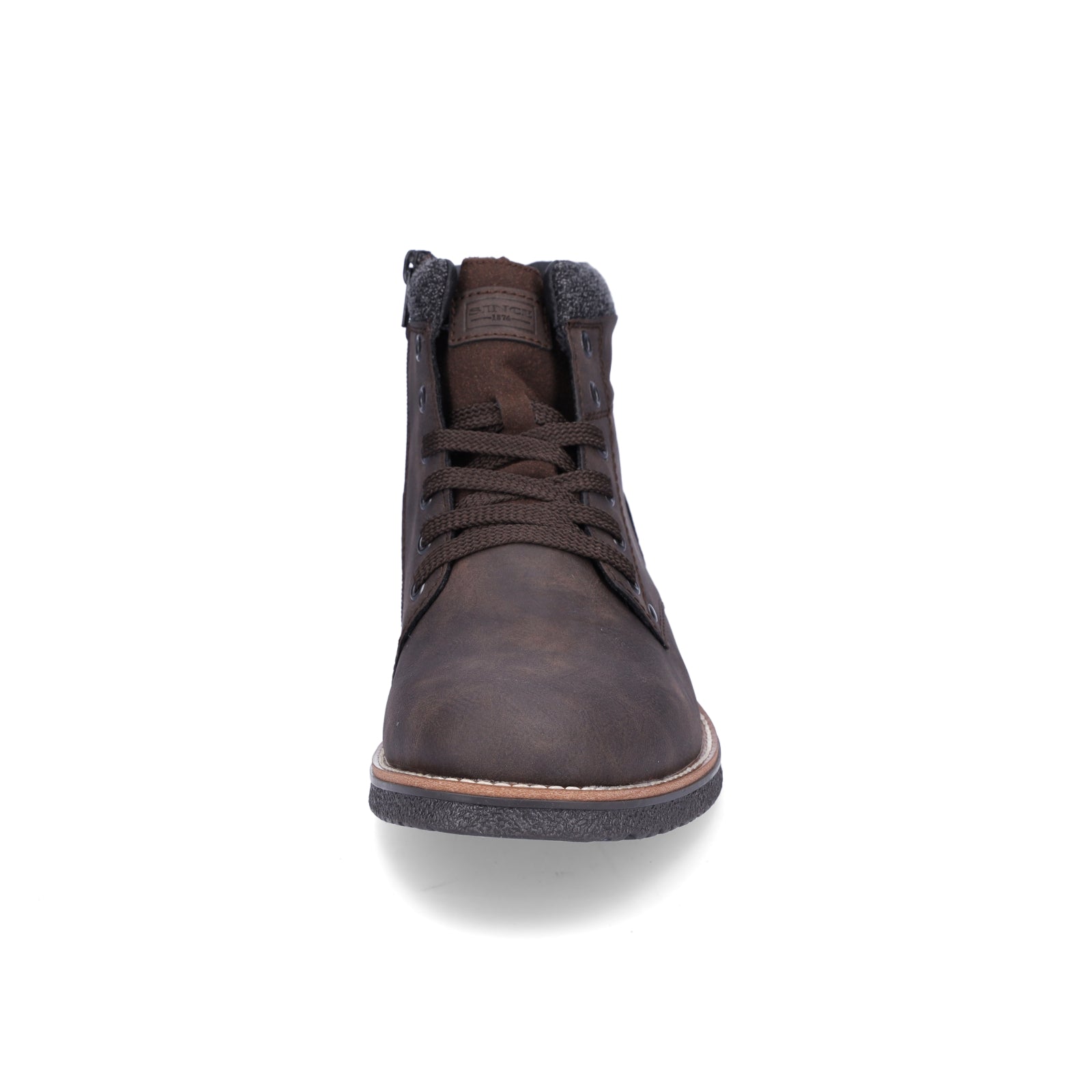Rieker men's lace-up boot brown