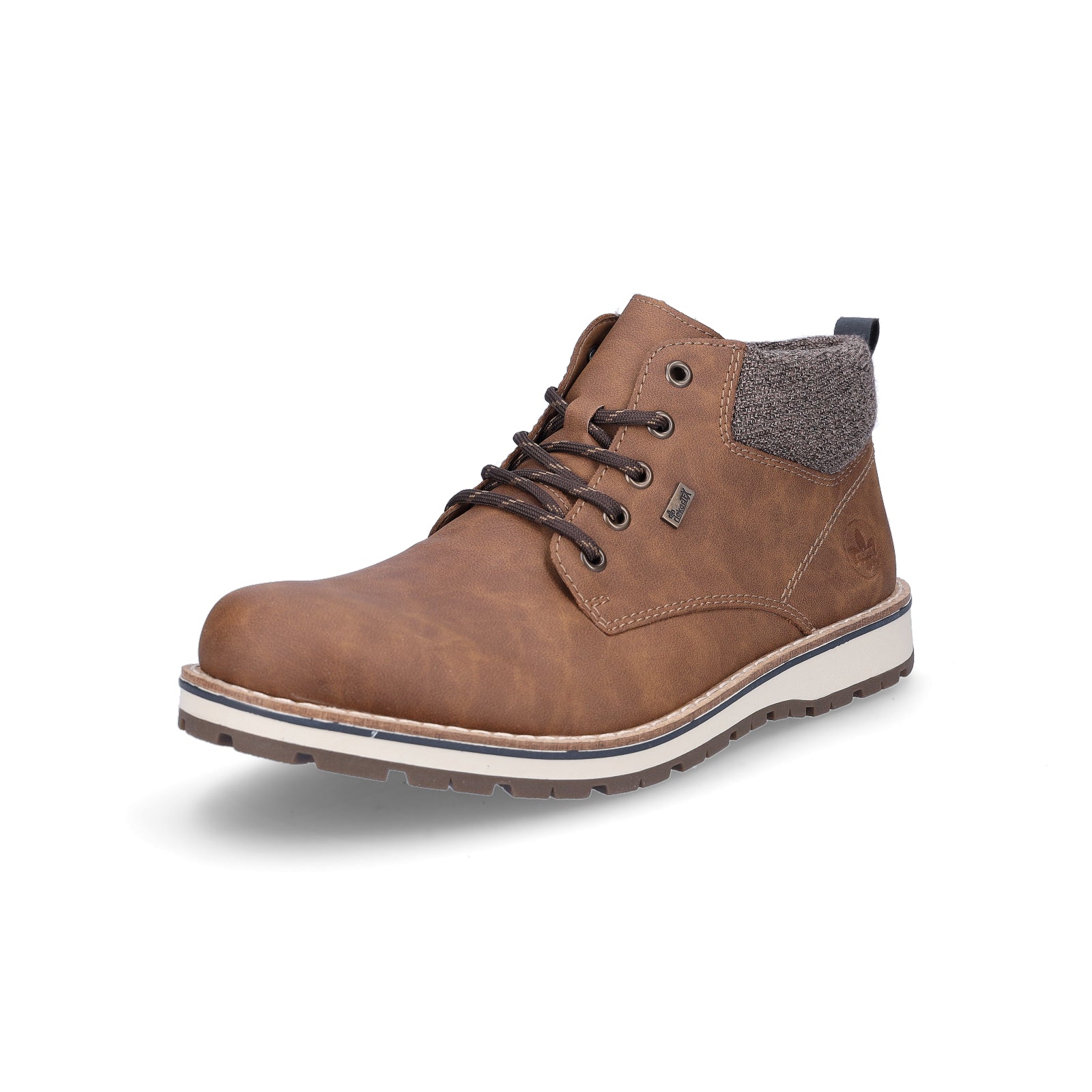 Rieker men's lace-up boot brown