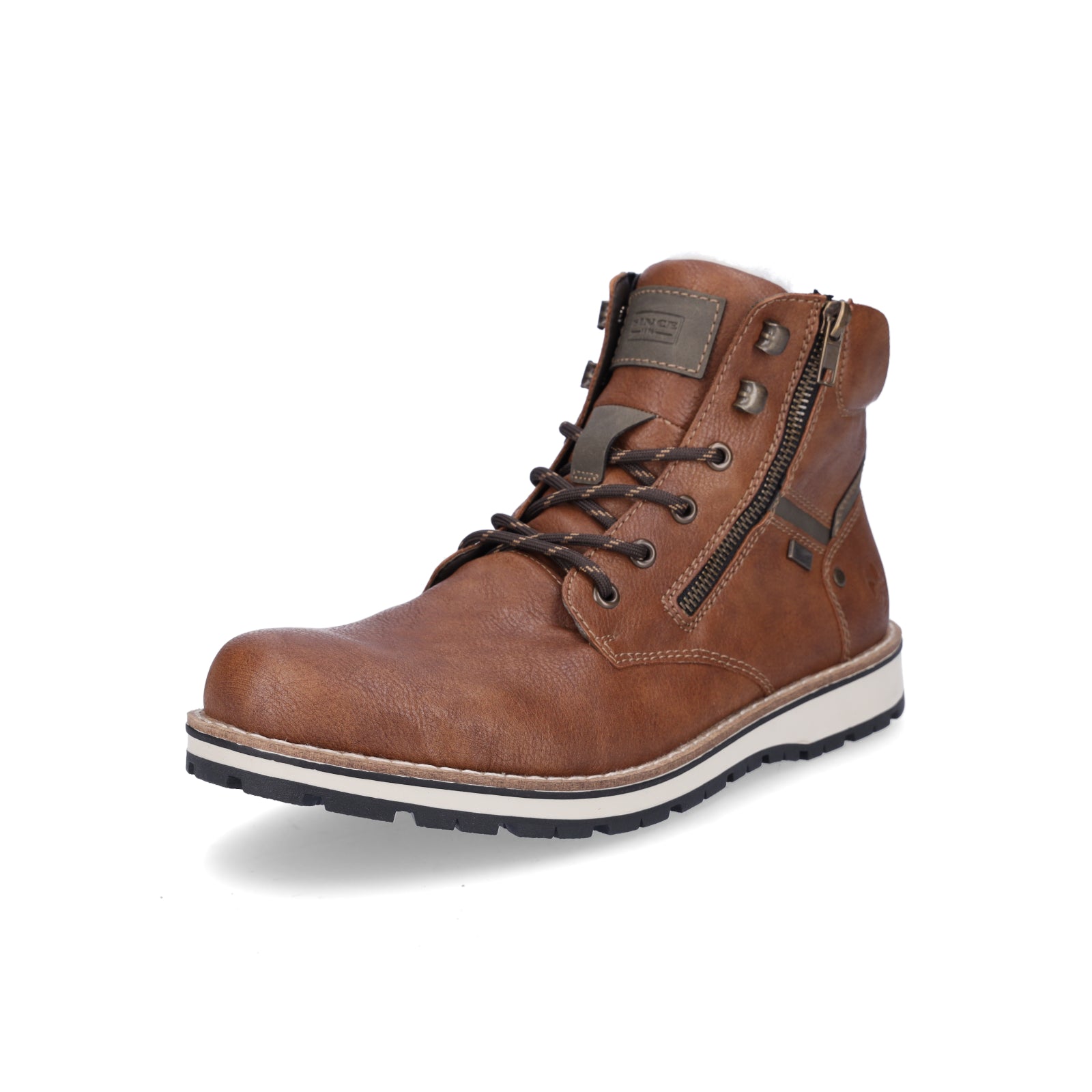 Rieker men's lace-up boot brown