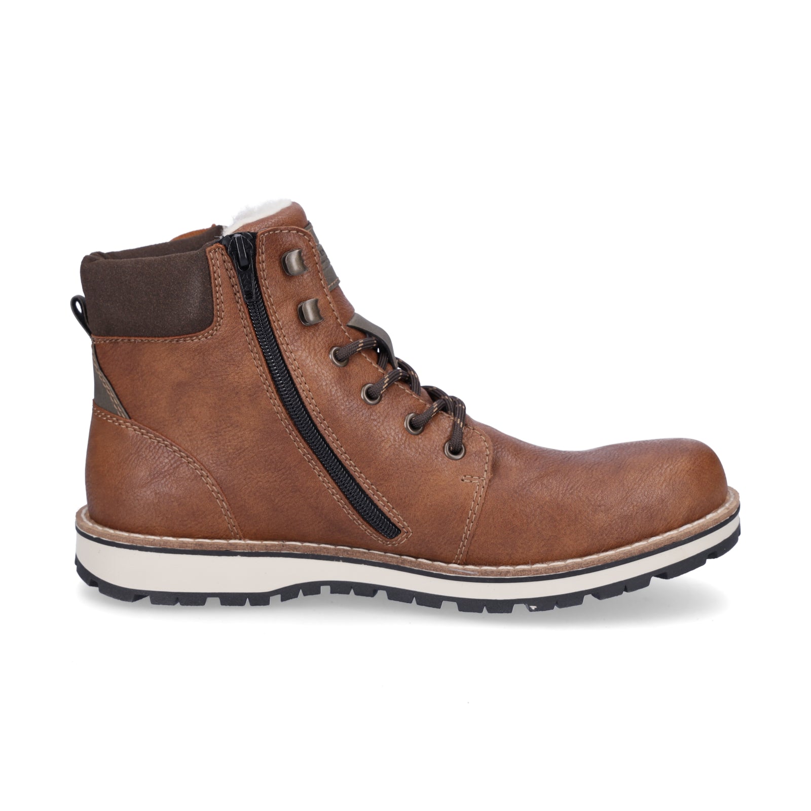 Rieker men's lace-up boot brown
