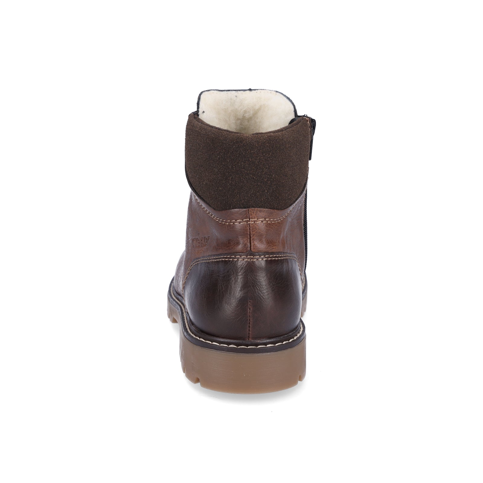 Rieker men's lace-up boot brown