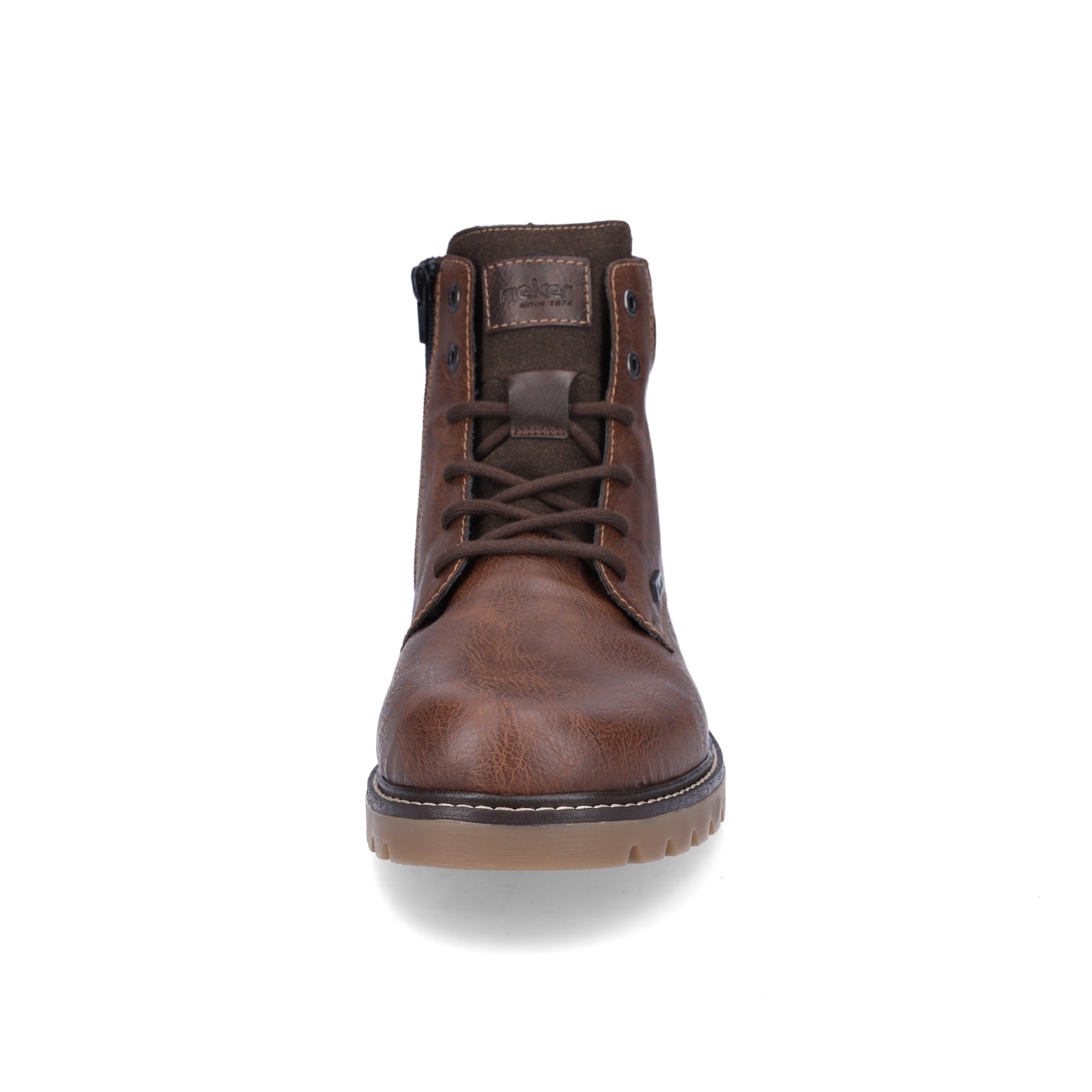 Rieker men's lace-up boot brown