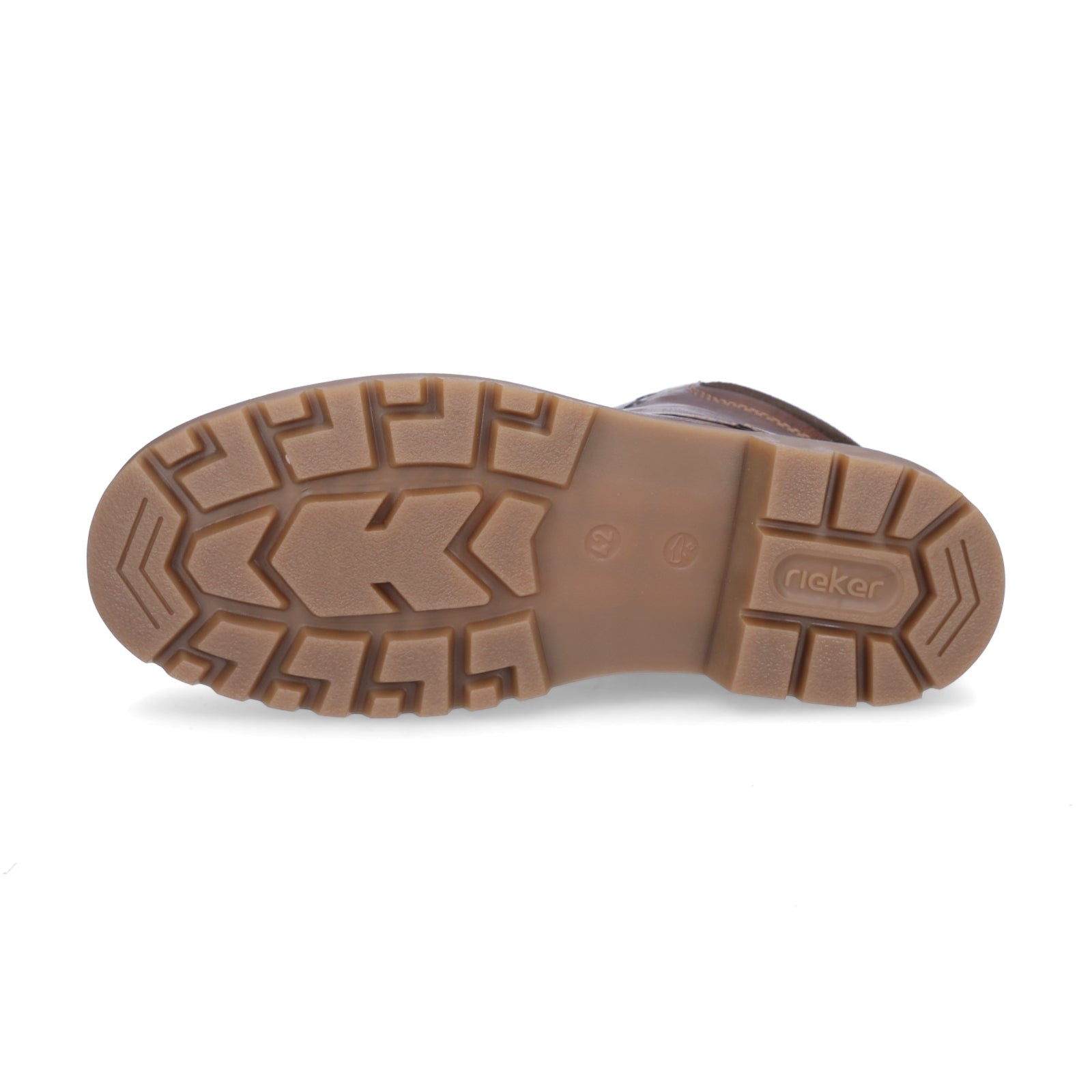 Rieker men's lace-up boot brown