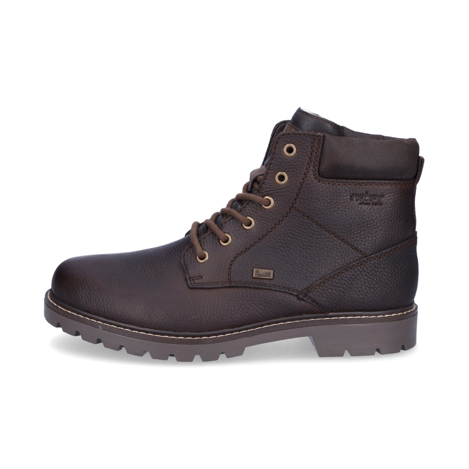 Rieker men's lace-up boot brown