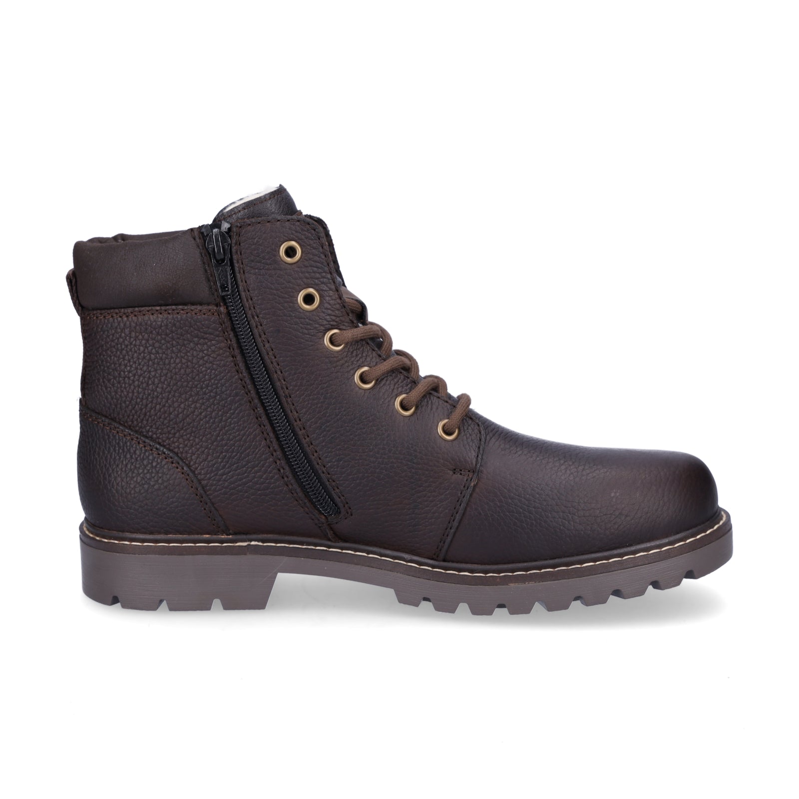 Rieker men's lace-up boot brown