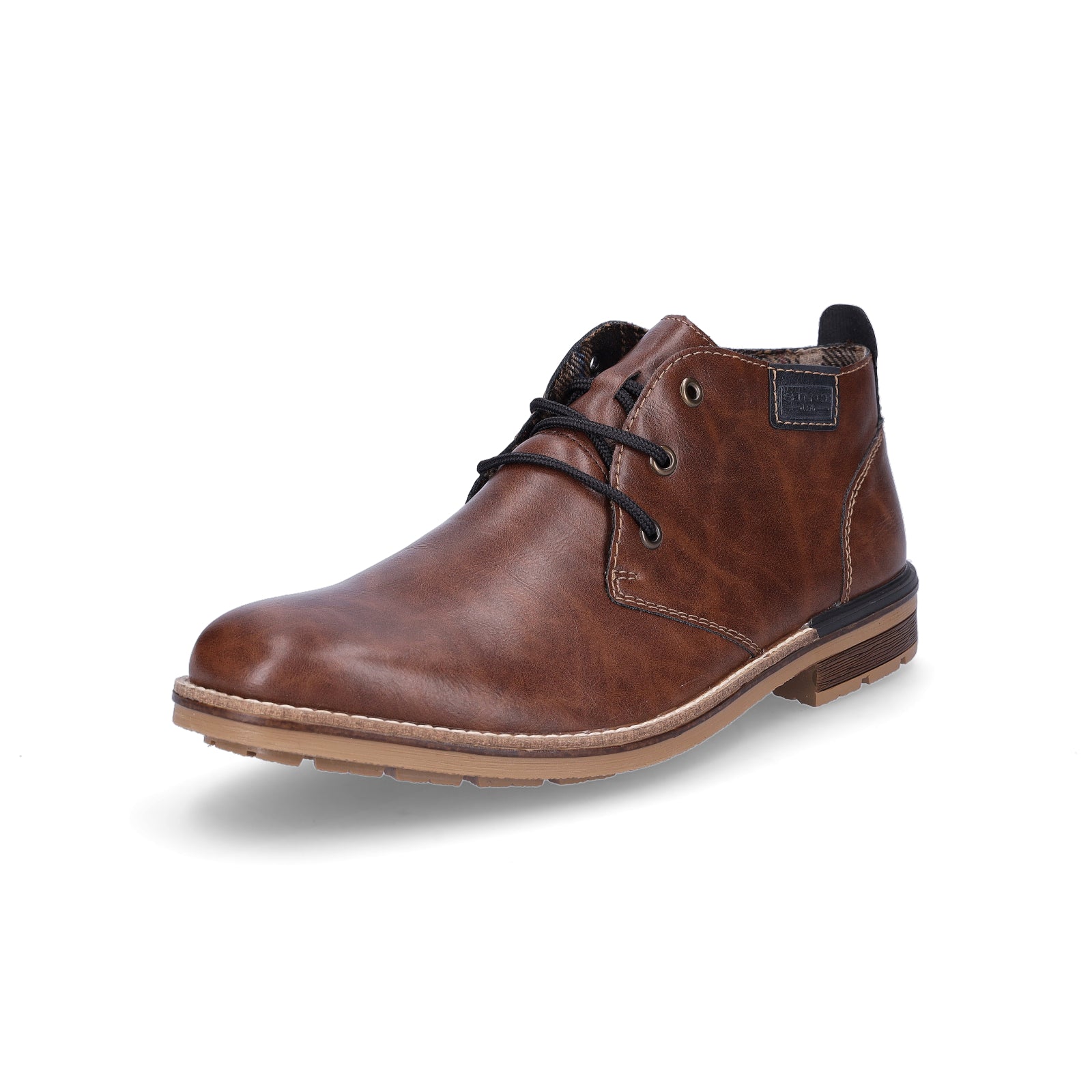 Rieker men's lace-up boot brown