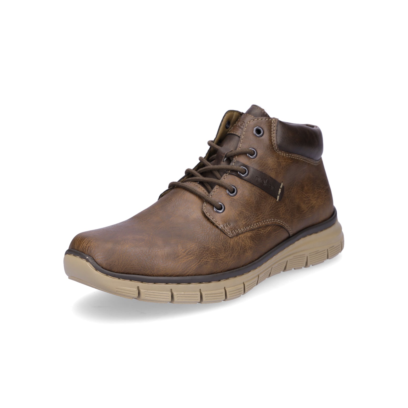 Rieker men's lace-up boot brown