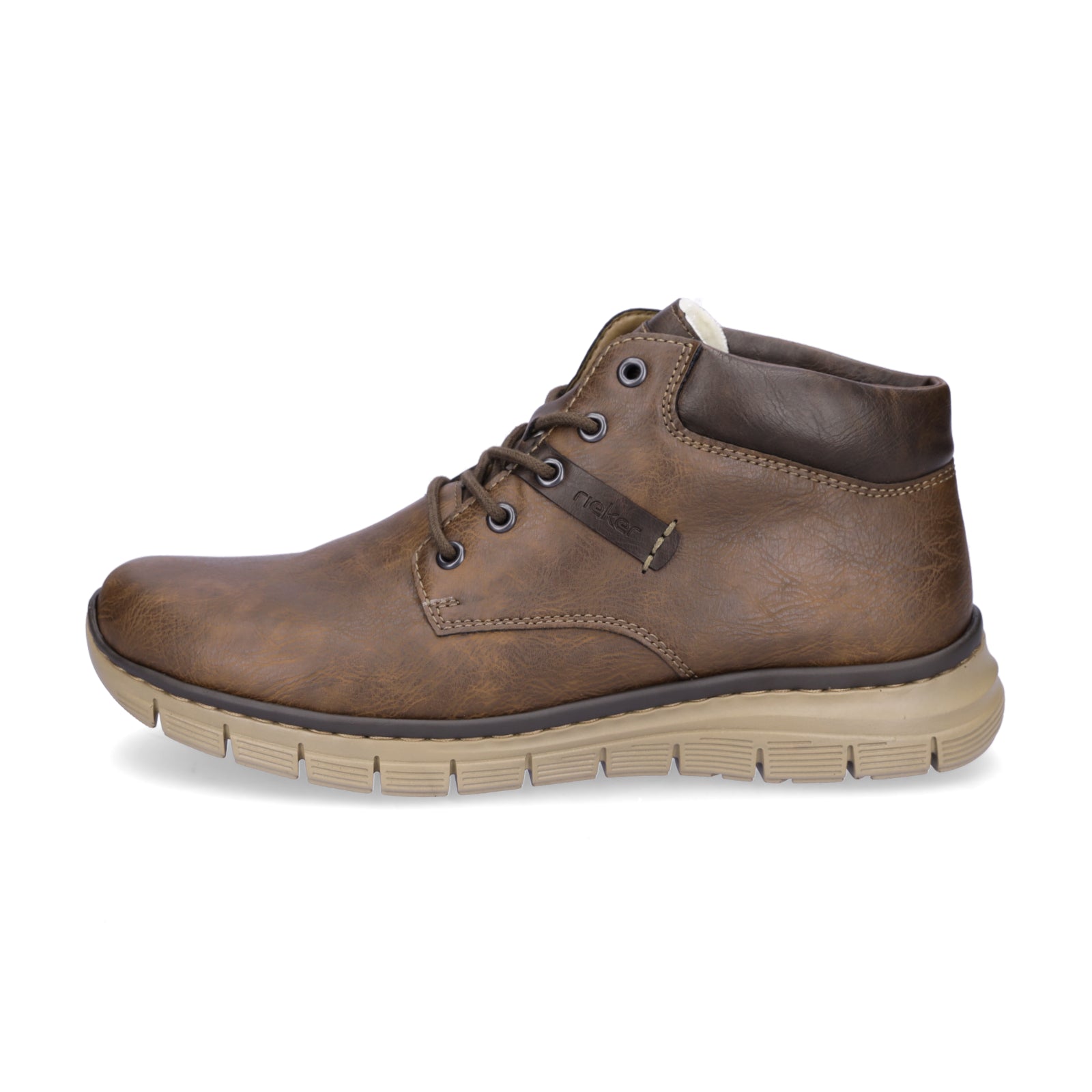 Rieker men's lace-up boot brown