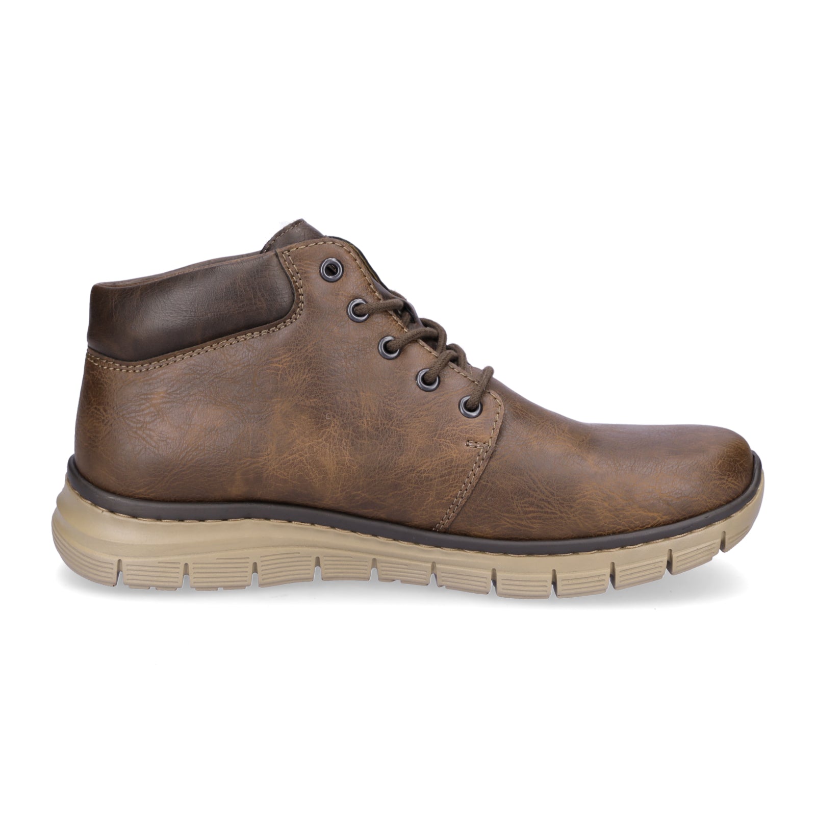 Rieker men's lace-up boot brown