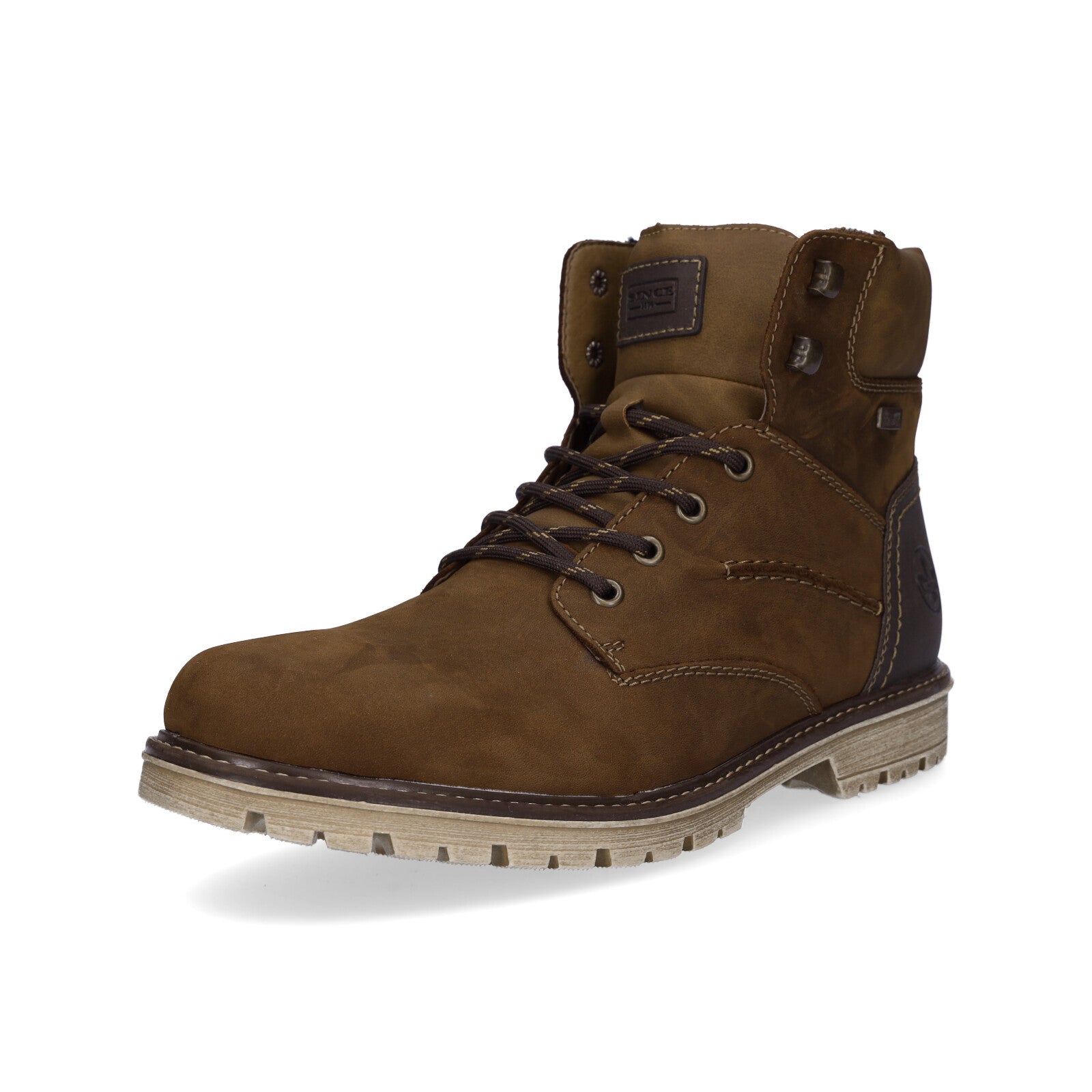 Rieker men's lace-up boot brown