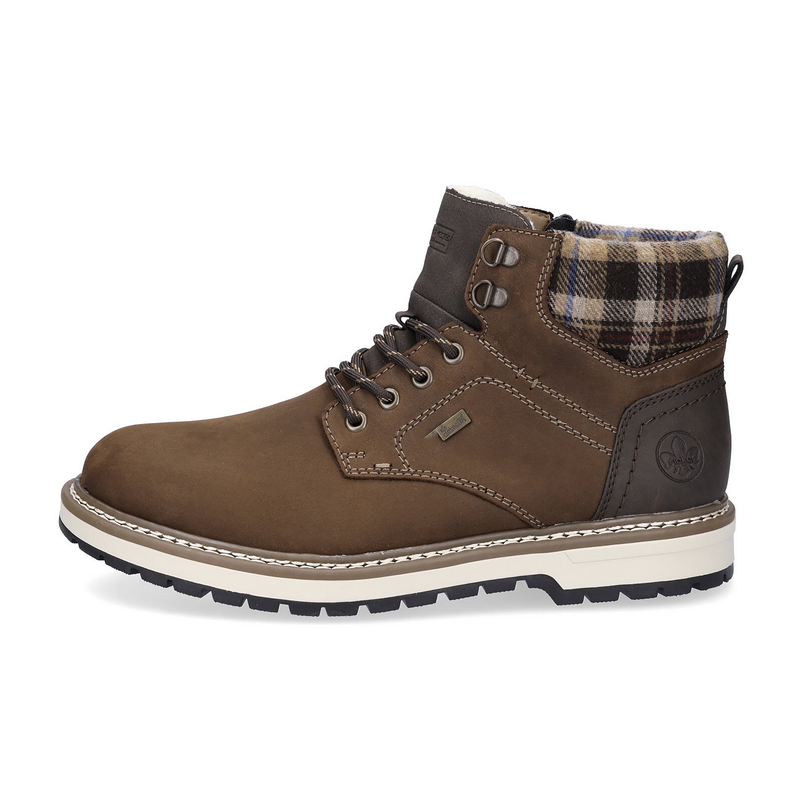 Rieker men's lace-up boot brown