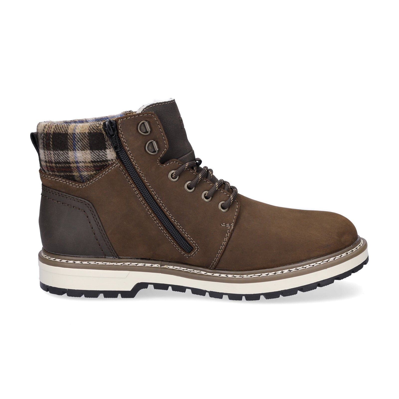 Rieker men's lace-up boot brown