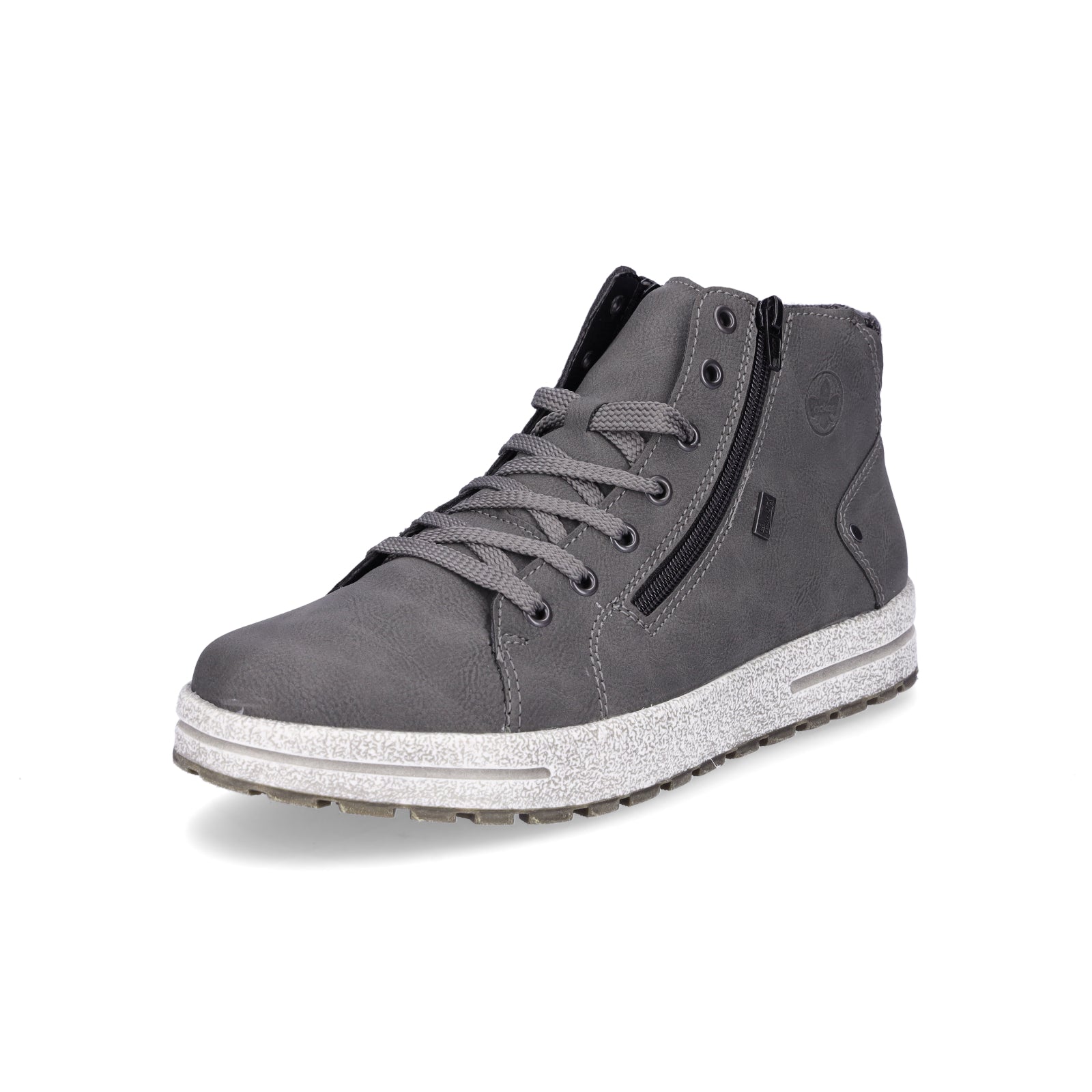 Rieker men's lace-up boot gray