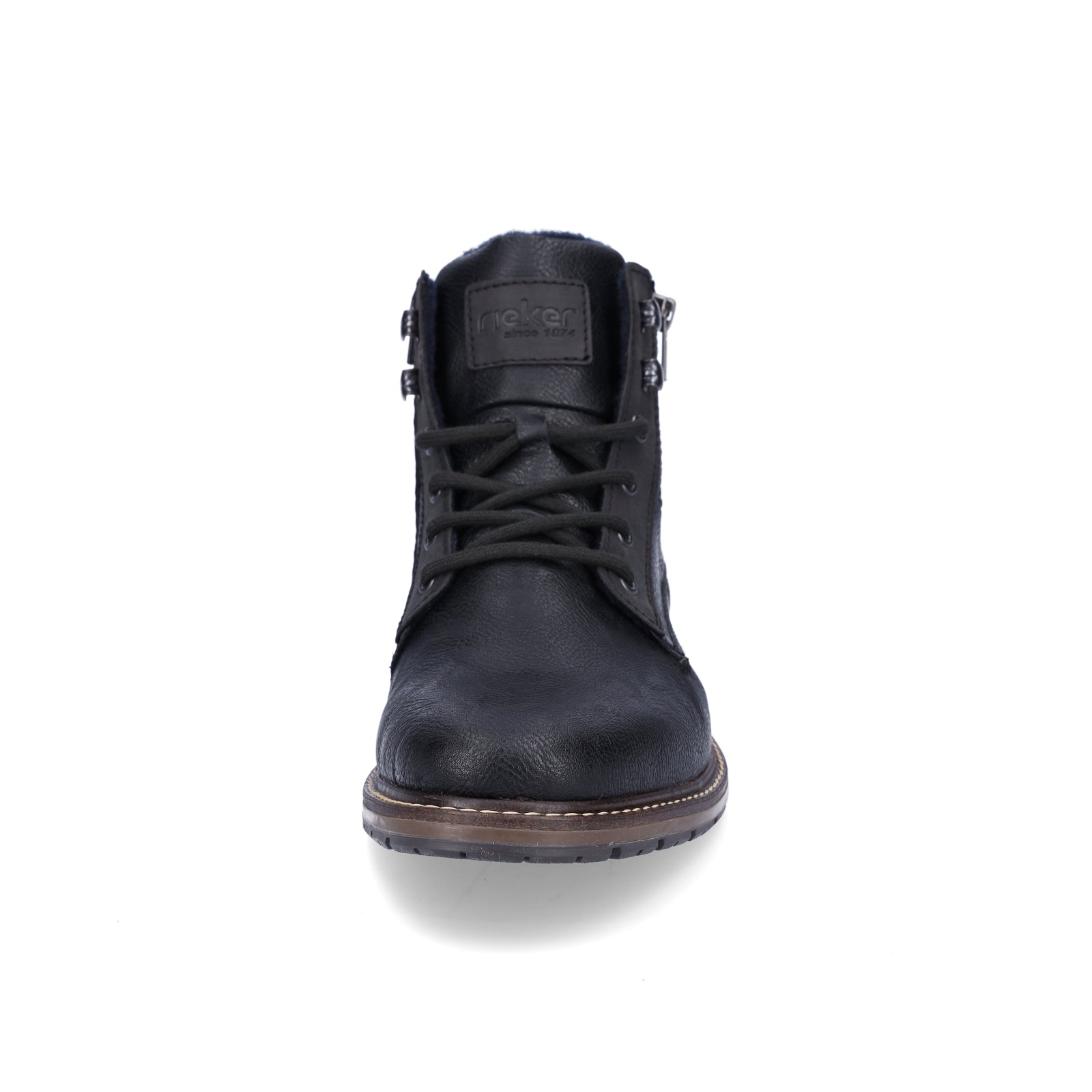 Rieker men's lace-up boot black