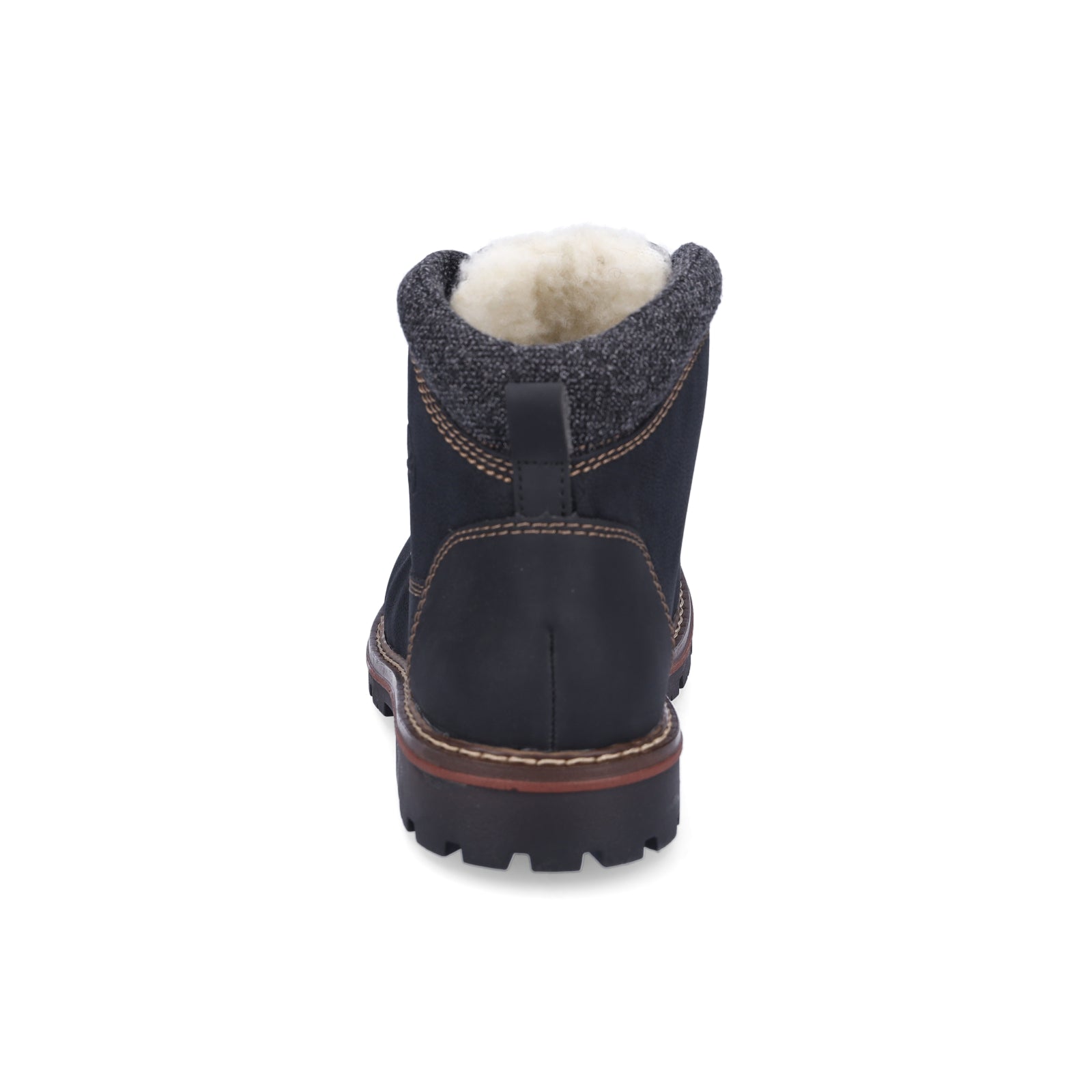 Rieker men's lace-up boot black