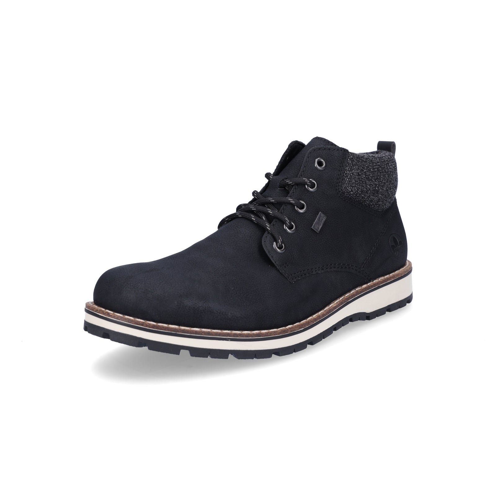 Rieker men's lace-up boot black