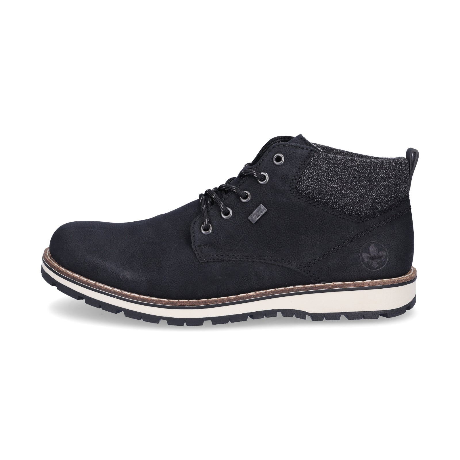 Rieker men's lace-up boot black