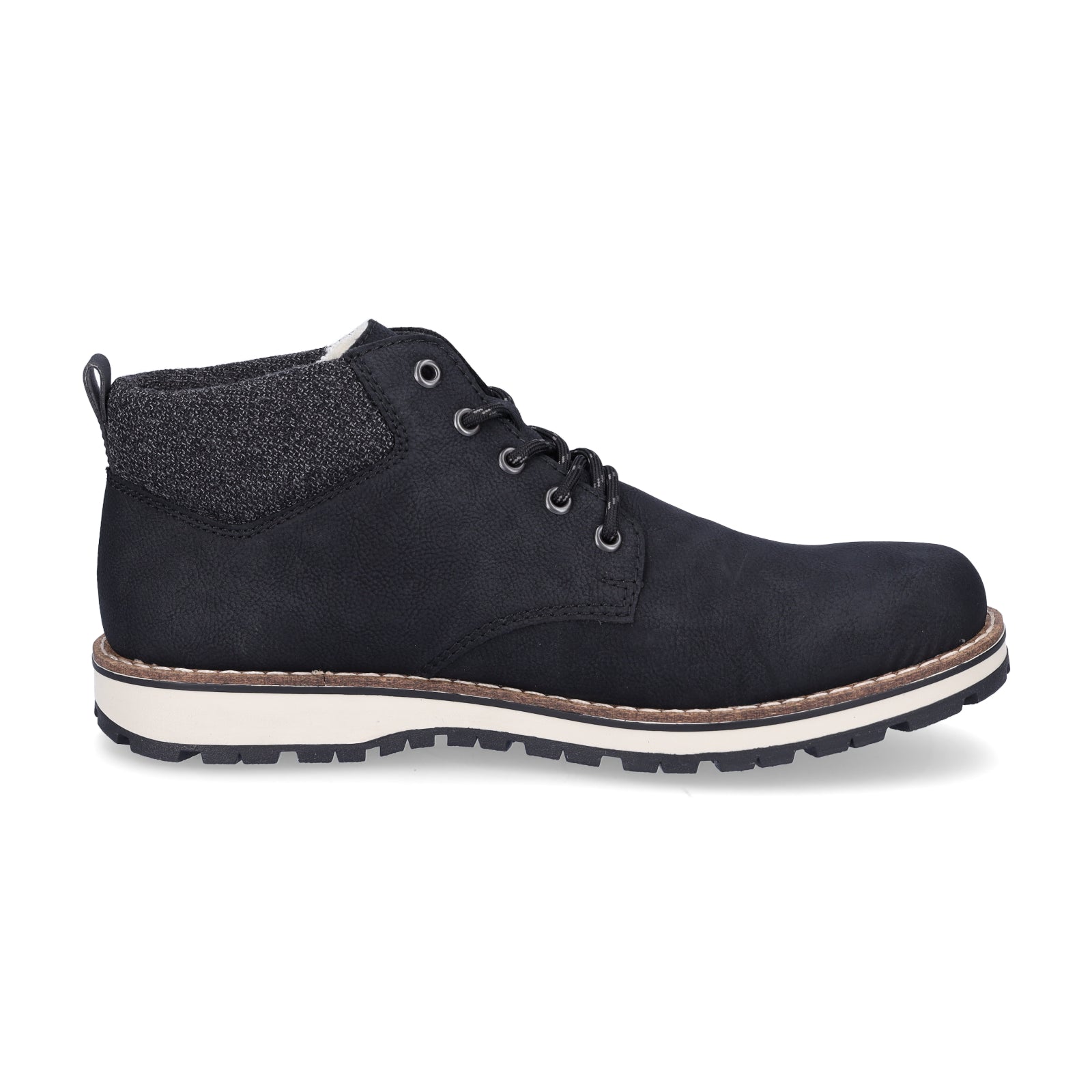 Rieker men's lace-up boot black