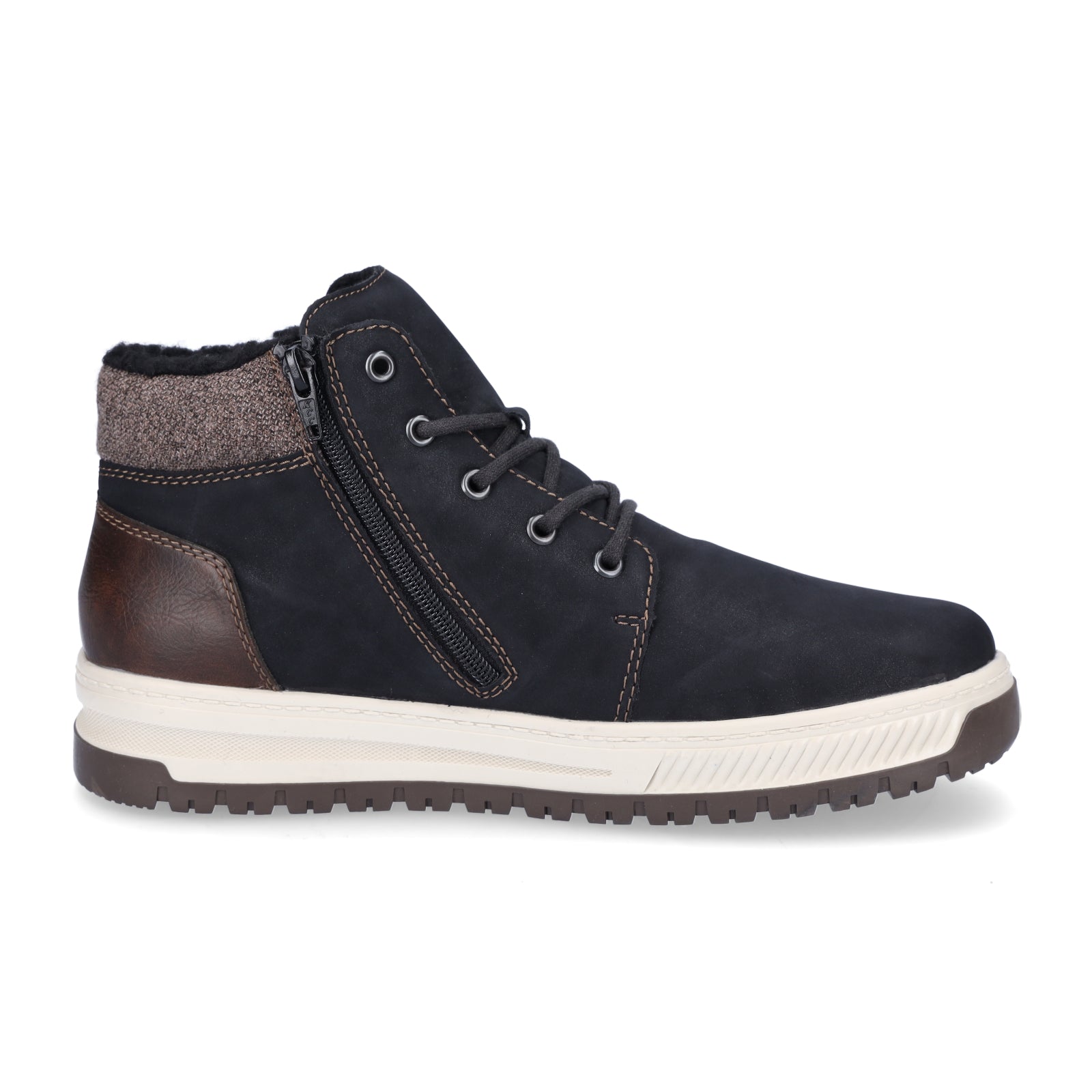 Rieker men's lace-up boot black