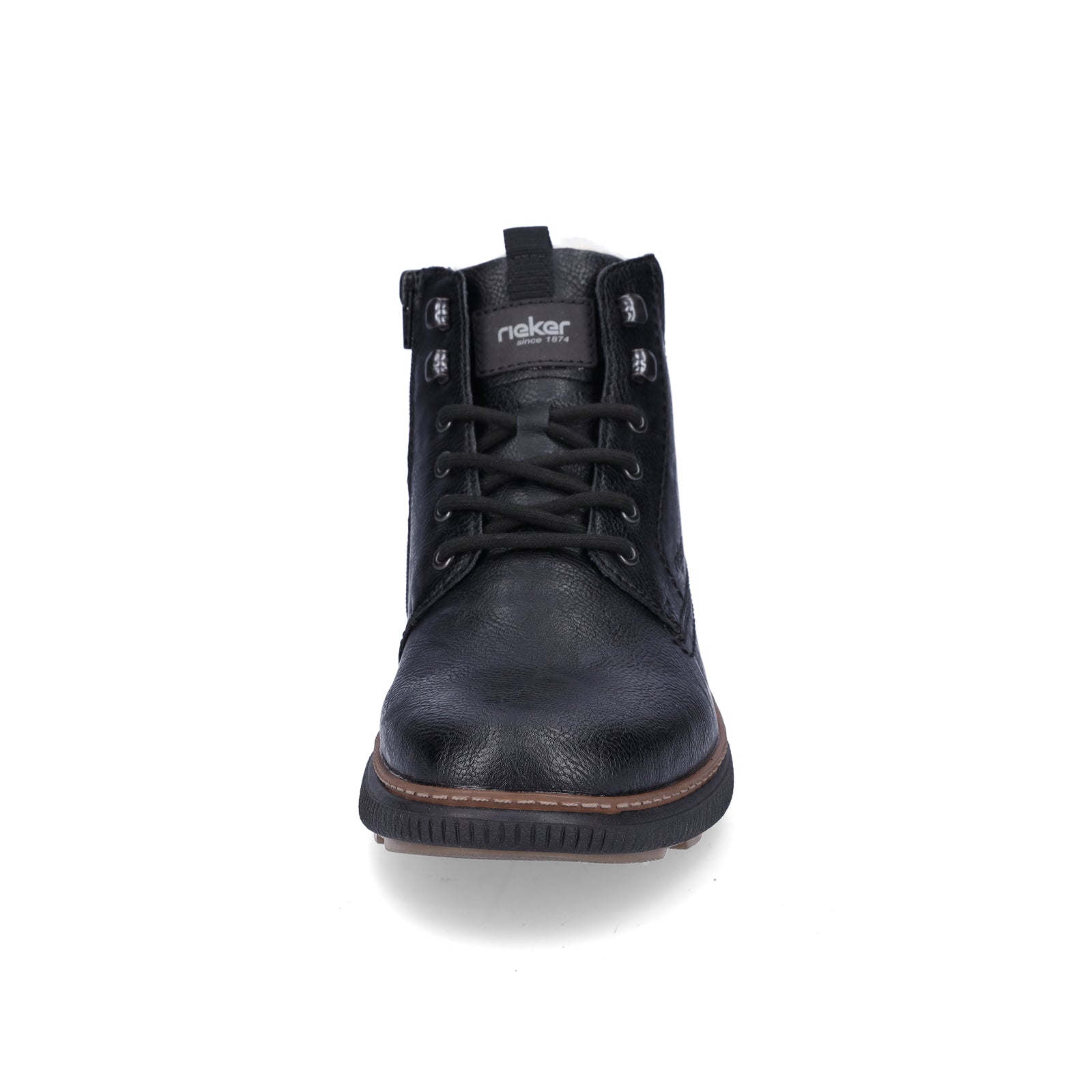 Rieker men's lace-up boot black