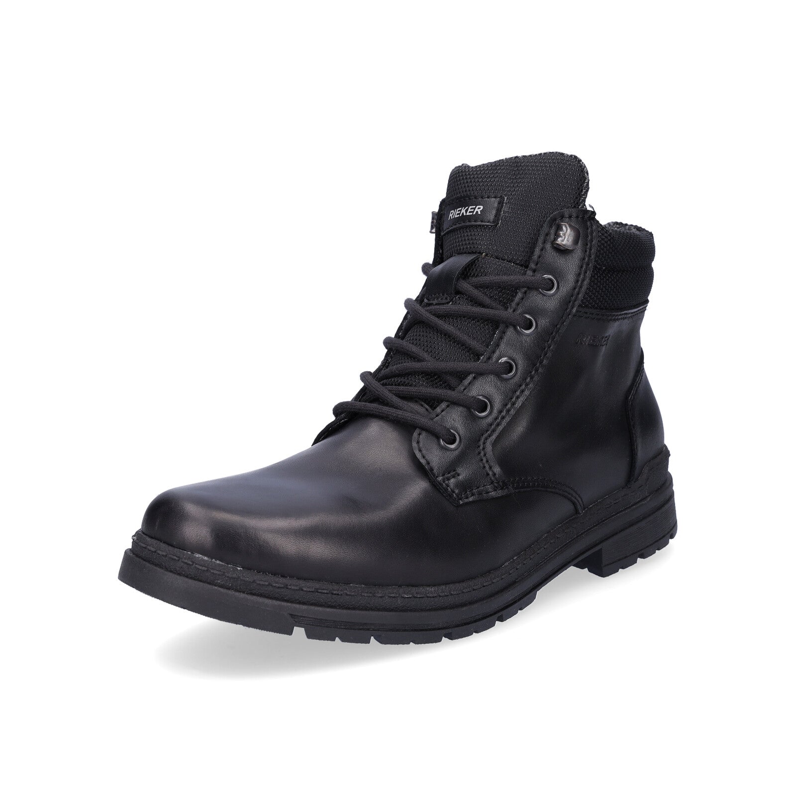 Rieker men's lace-up boot black