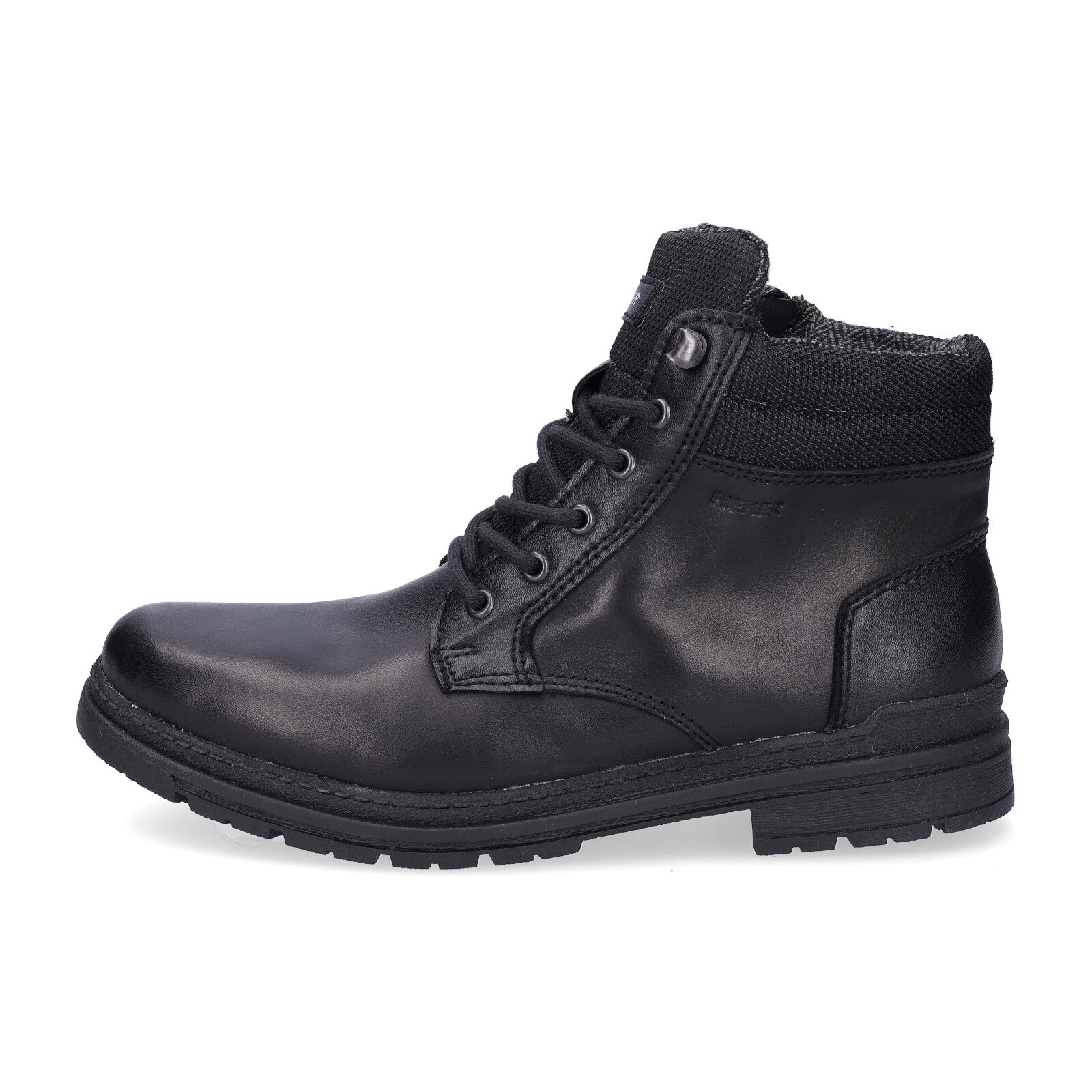 Rieker men's lace-up boot black