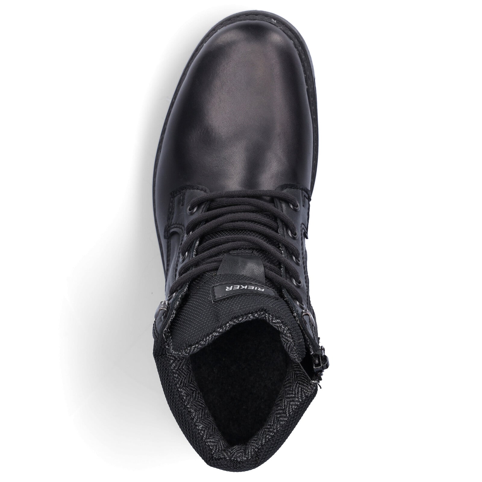 Rieker men's lace-up boot black