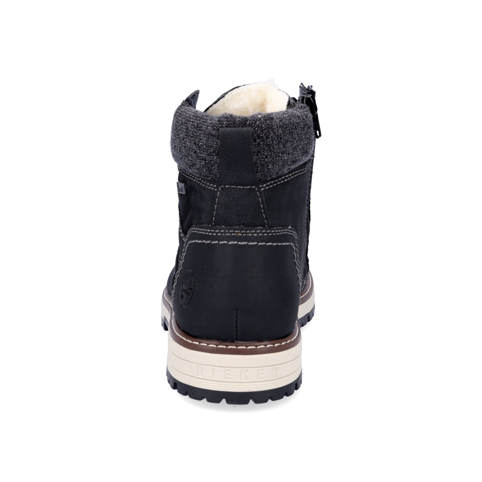 Rieker men's lace-up boot black