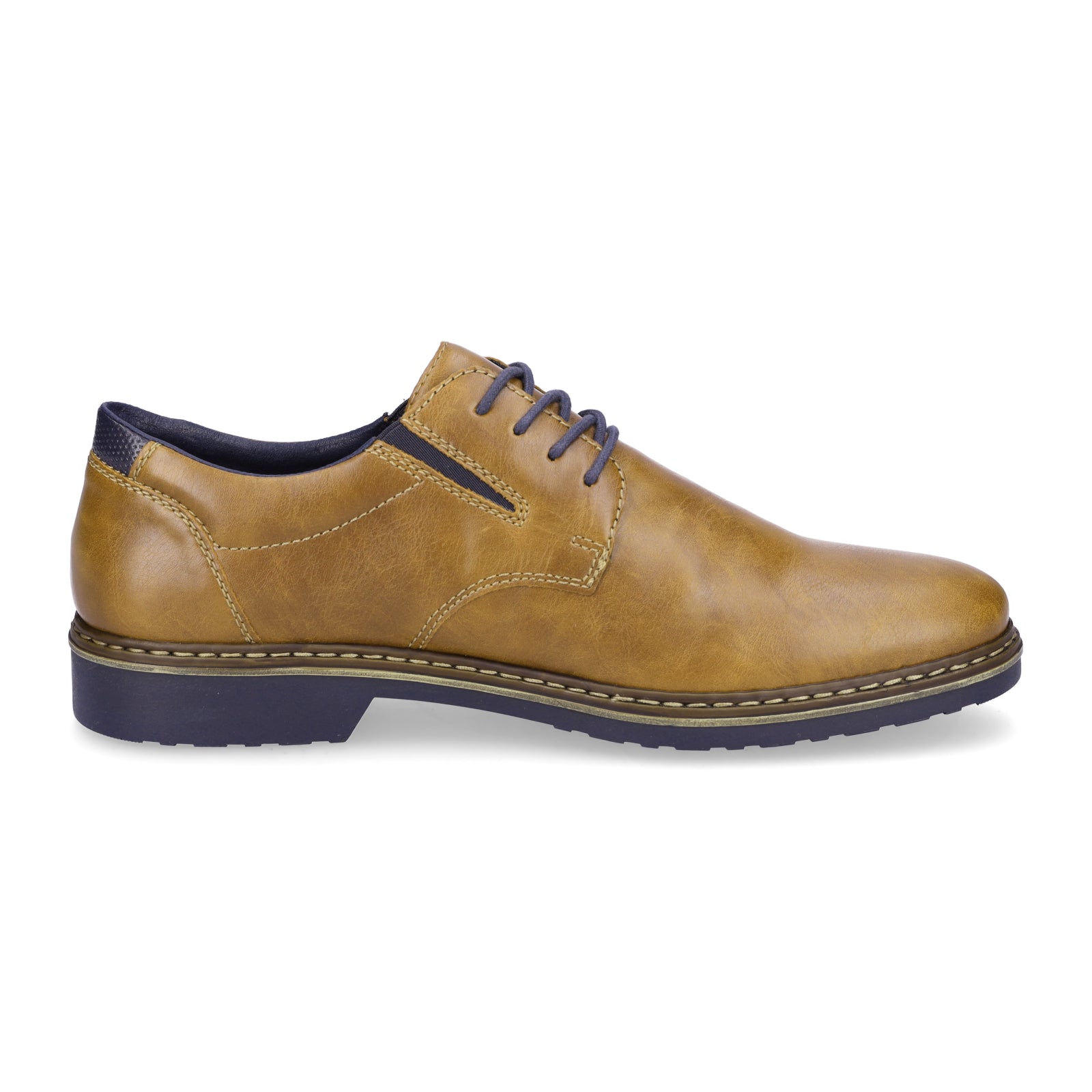 Rieker men's business lace-up shoe brown