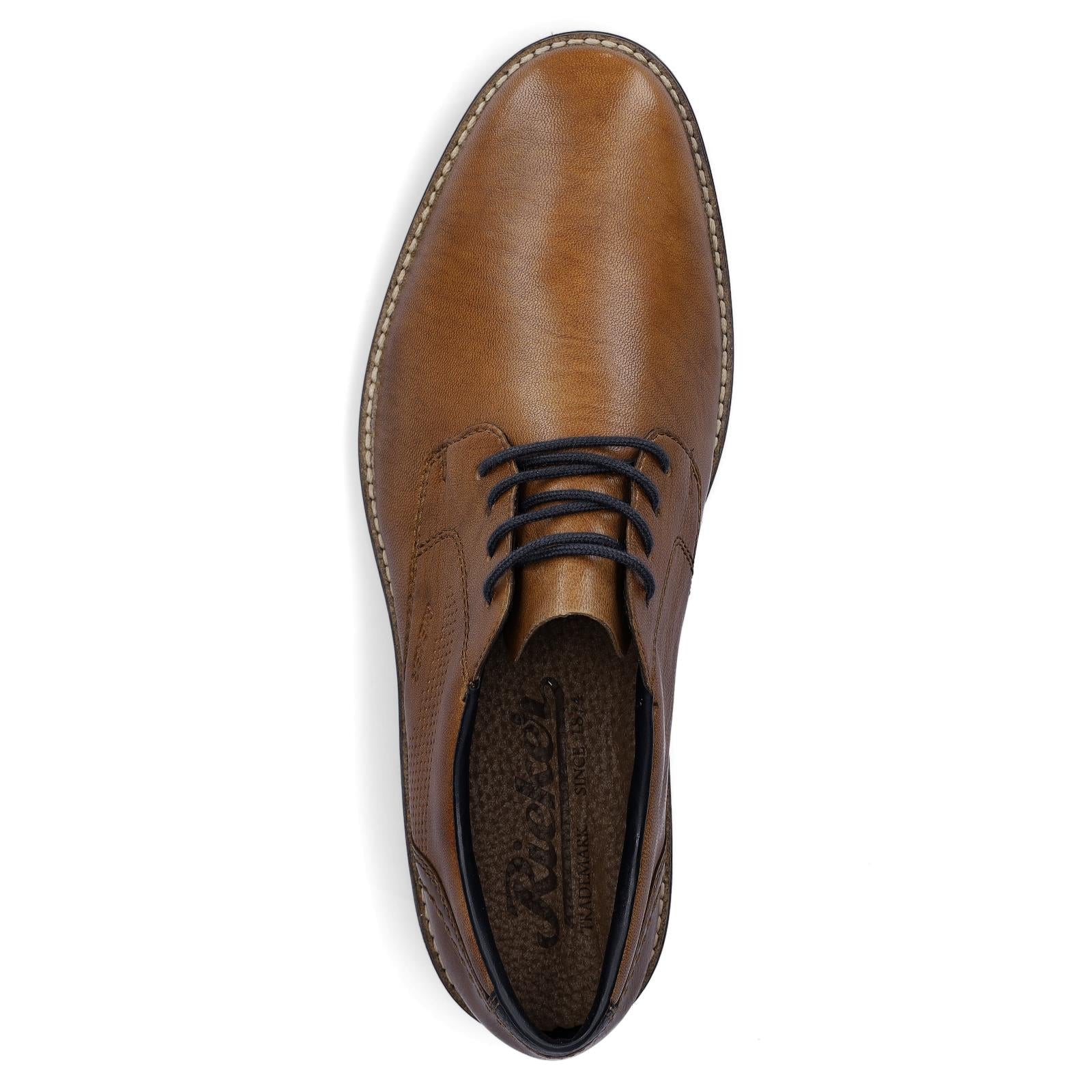 Rieker men's lace-up shoe brown