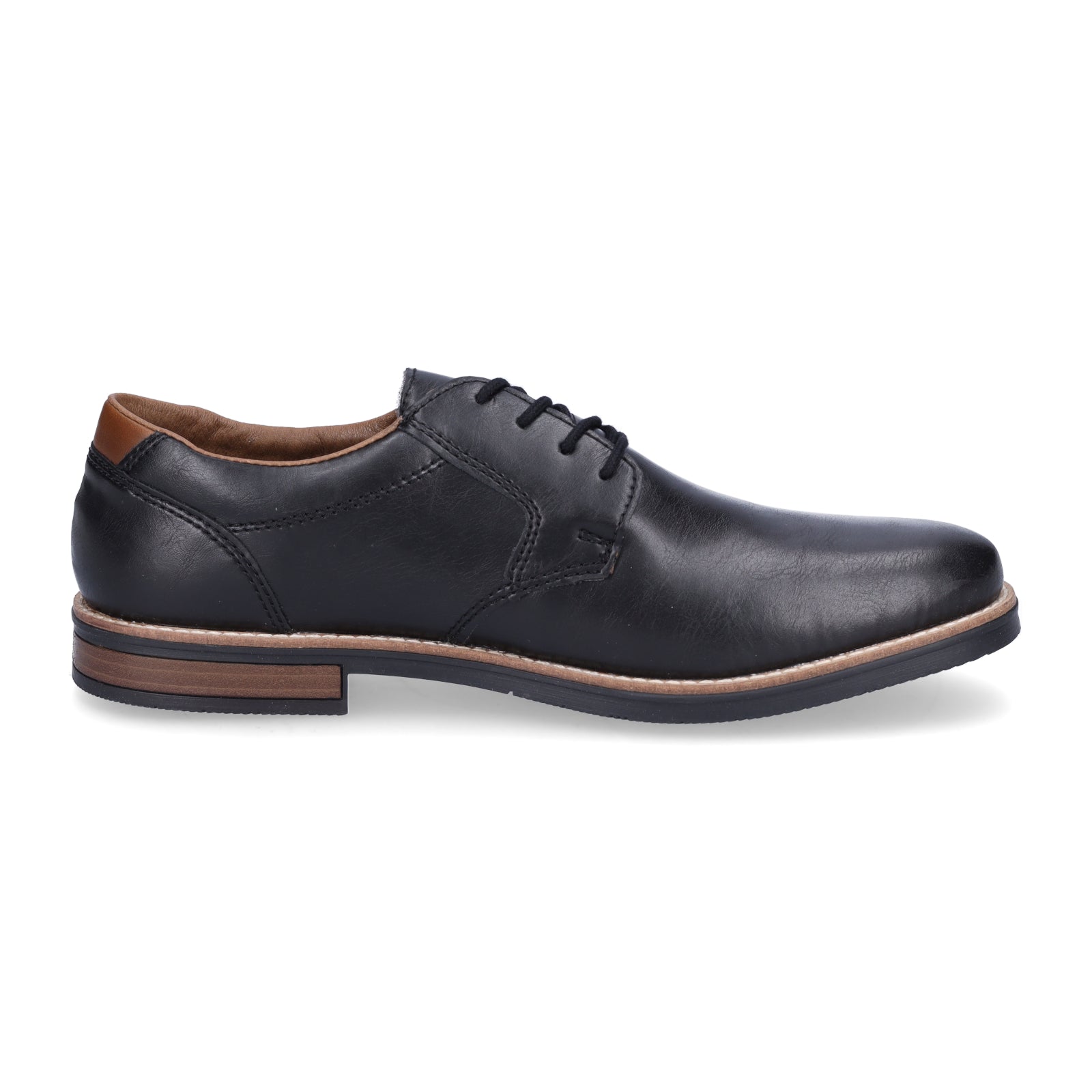 Rieker men's lace-up shoe black