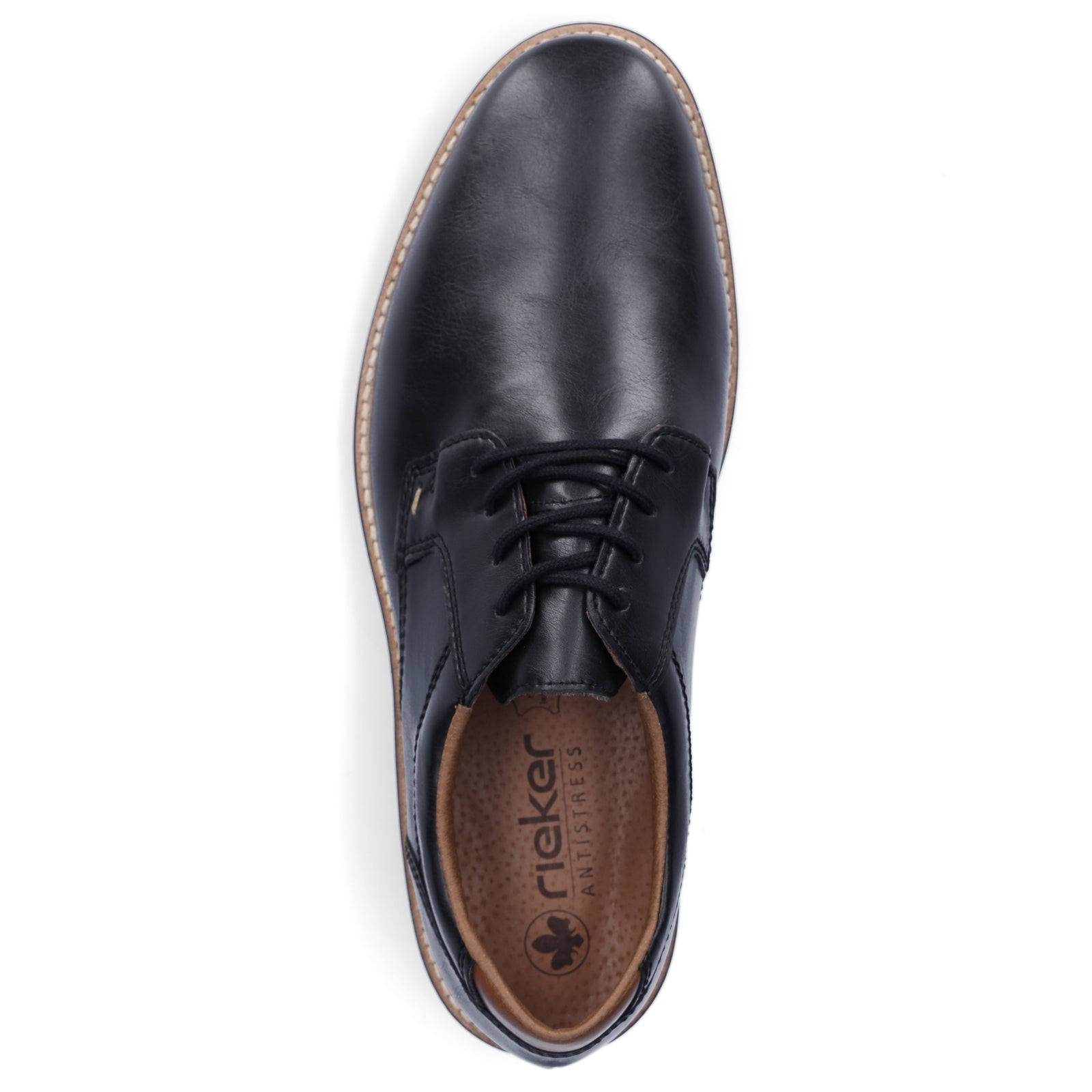 Rieker men's lace-up shoe black