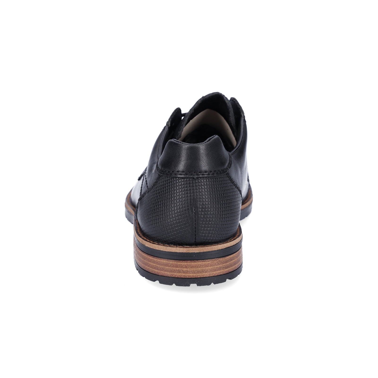 Rieker men's business lace-up shoe black