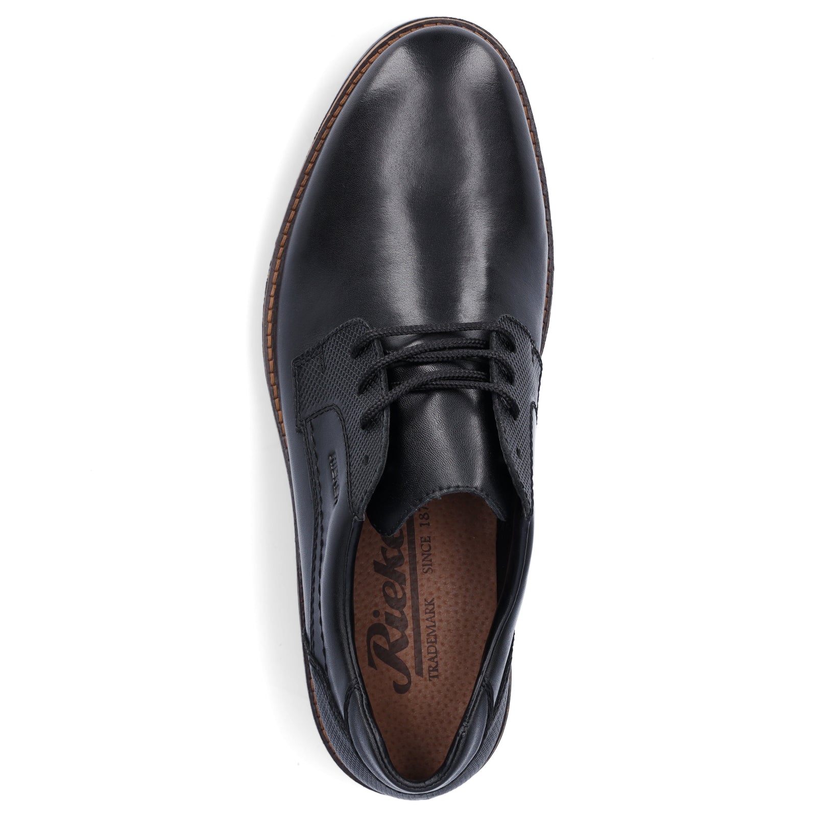 Rieker men's business lace-up shoe black