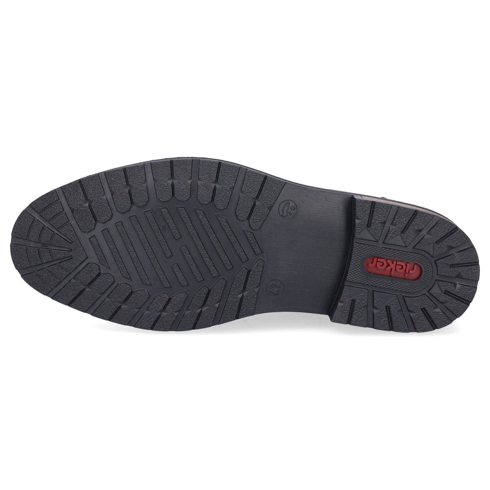 Rieker men's business lace-up shoe black