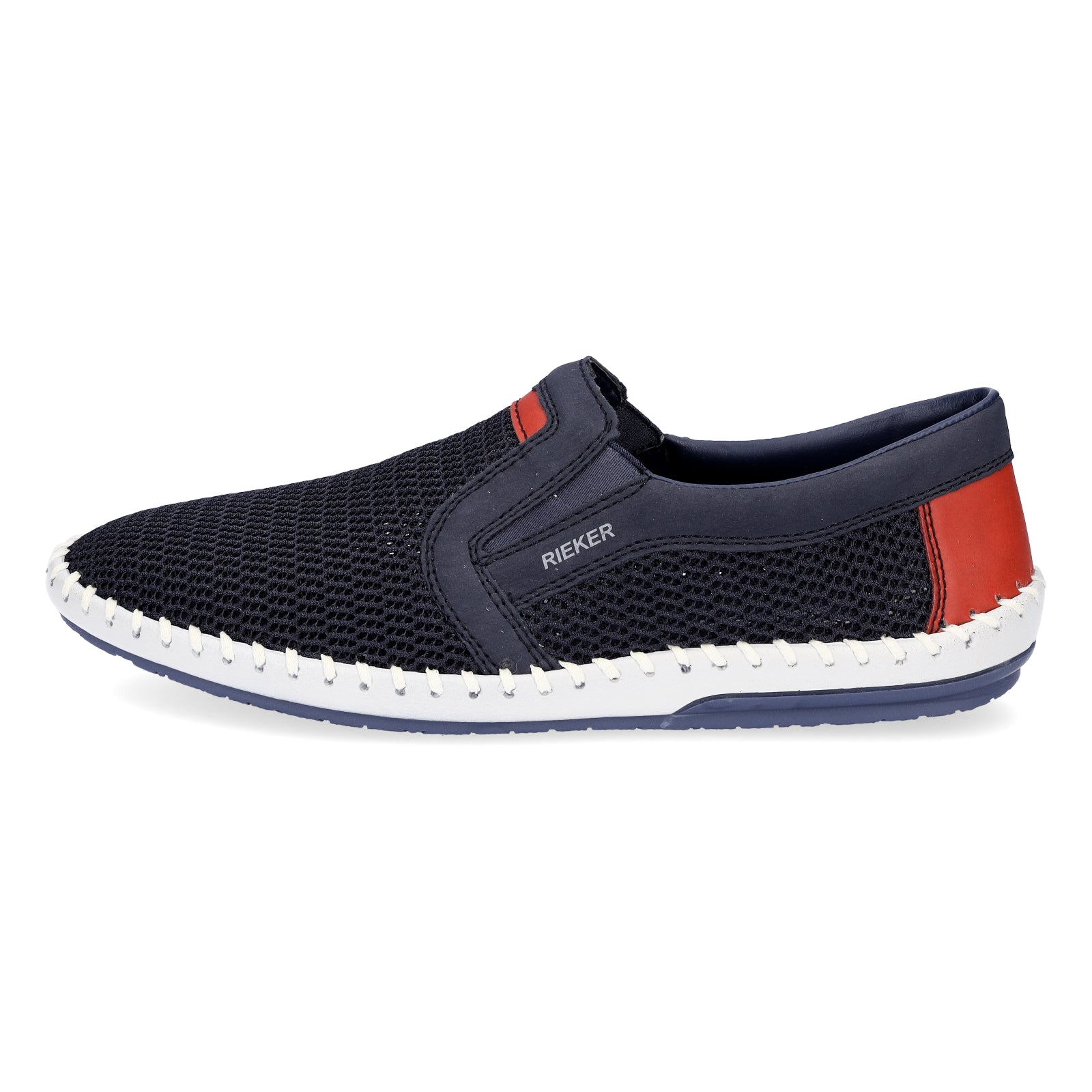 Rieker Herren Slipper blau