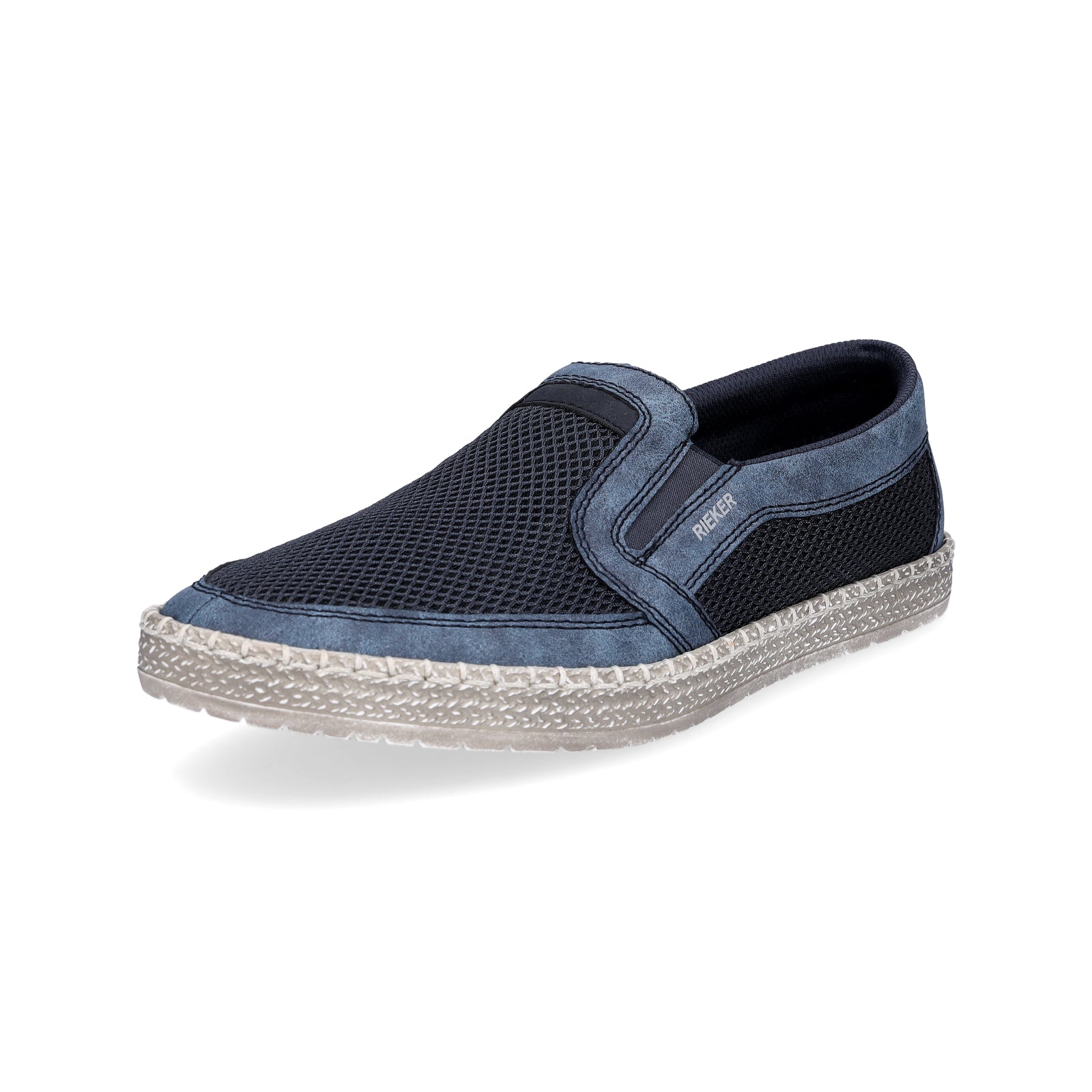 Rieker Herren Slipper blau