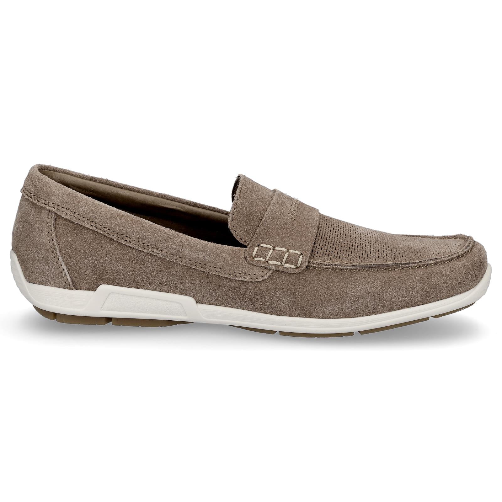Rieker Herren Leder Slipper beige