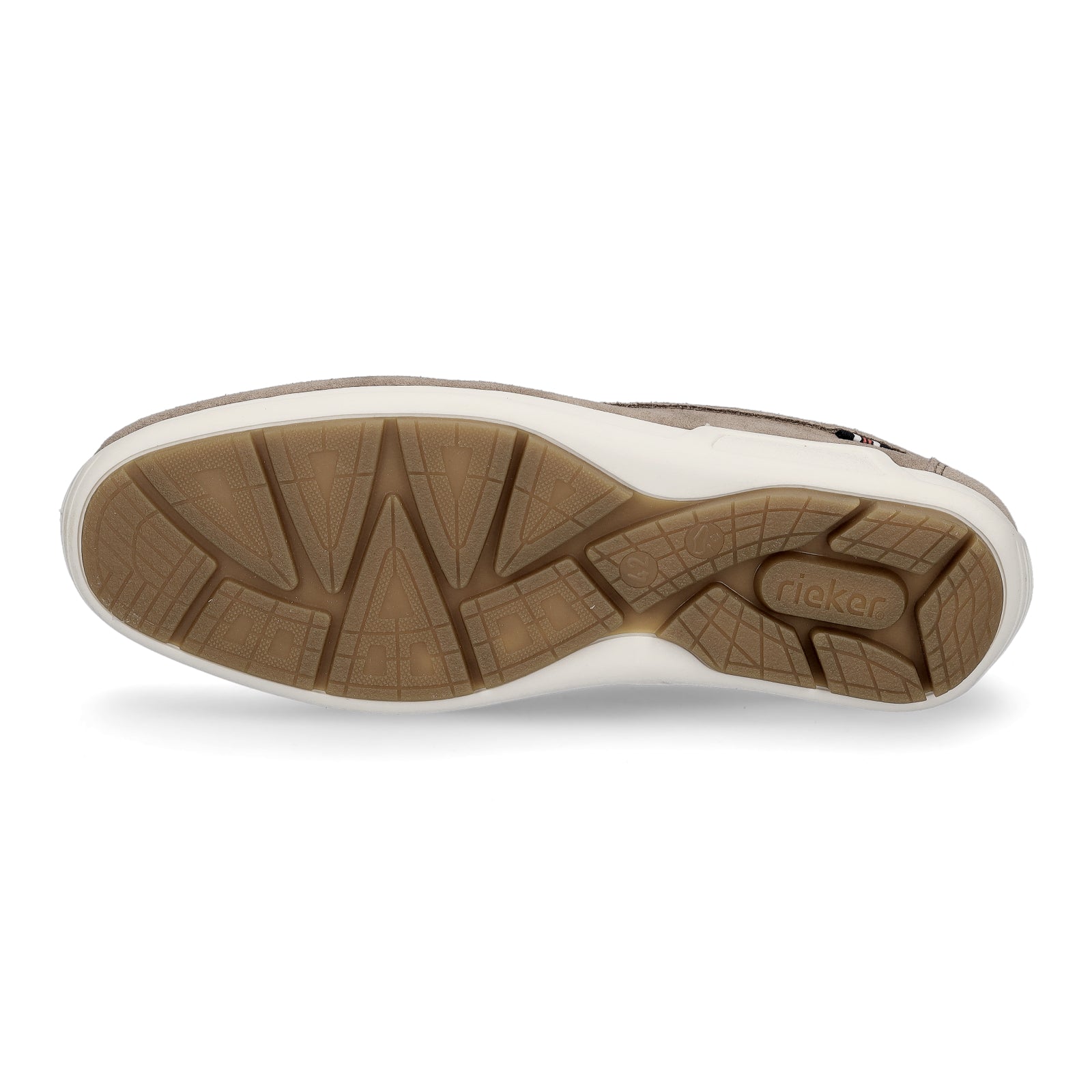 Rieker Herren Leder Slipper beige