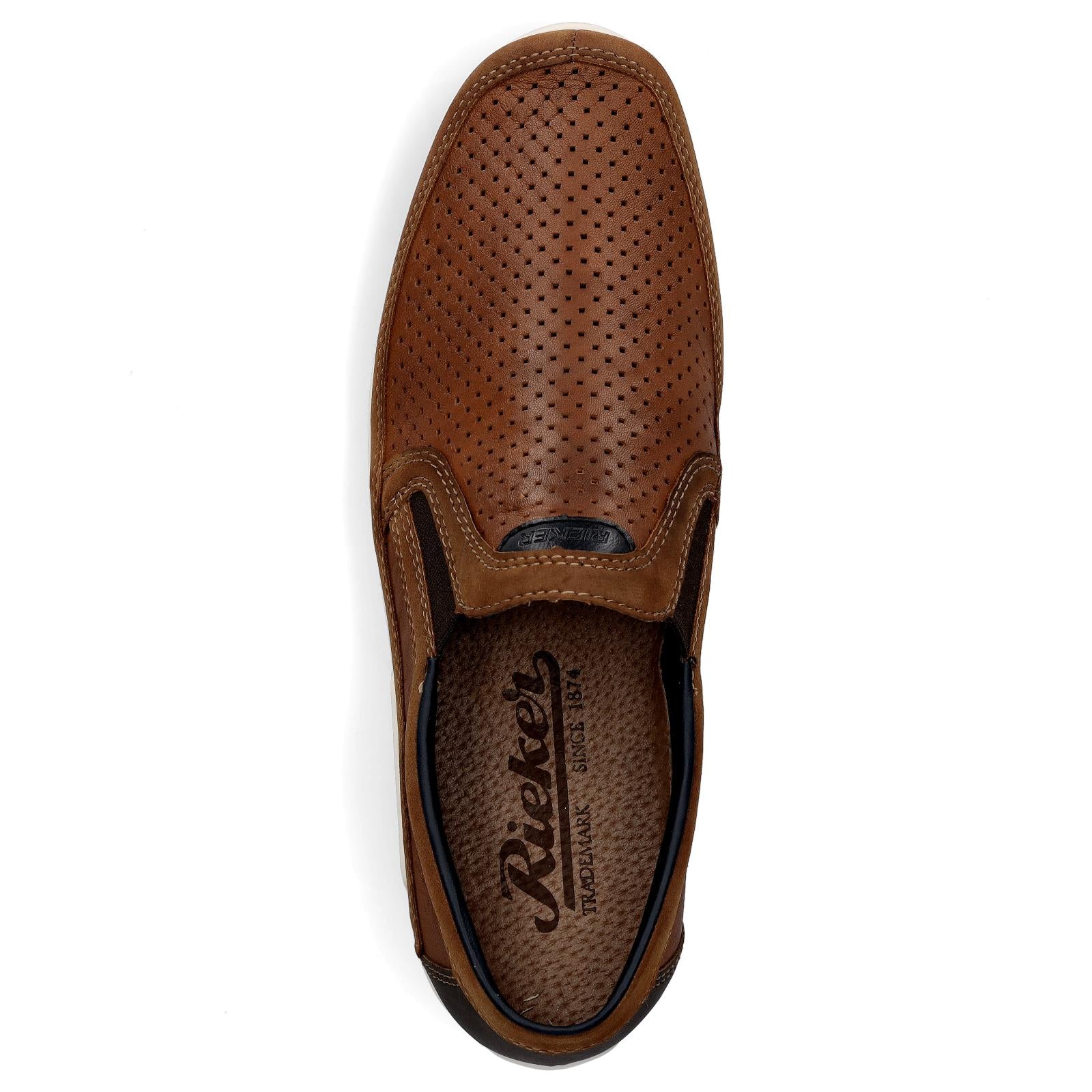 Rieker Herren Slipper braun