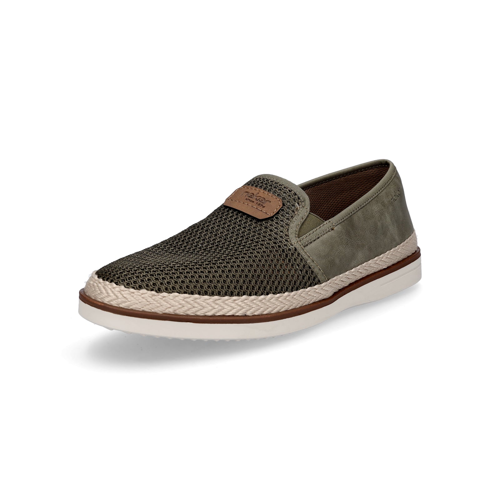 Rieker Herren Slipper grün