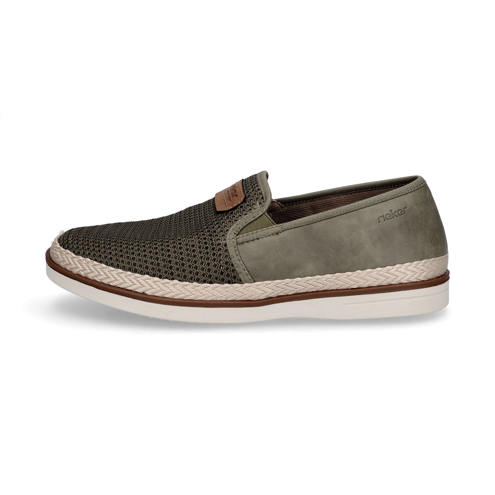 Rieker Herren Slipper grün