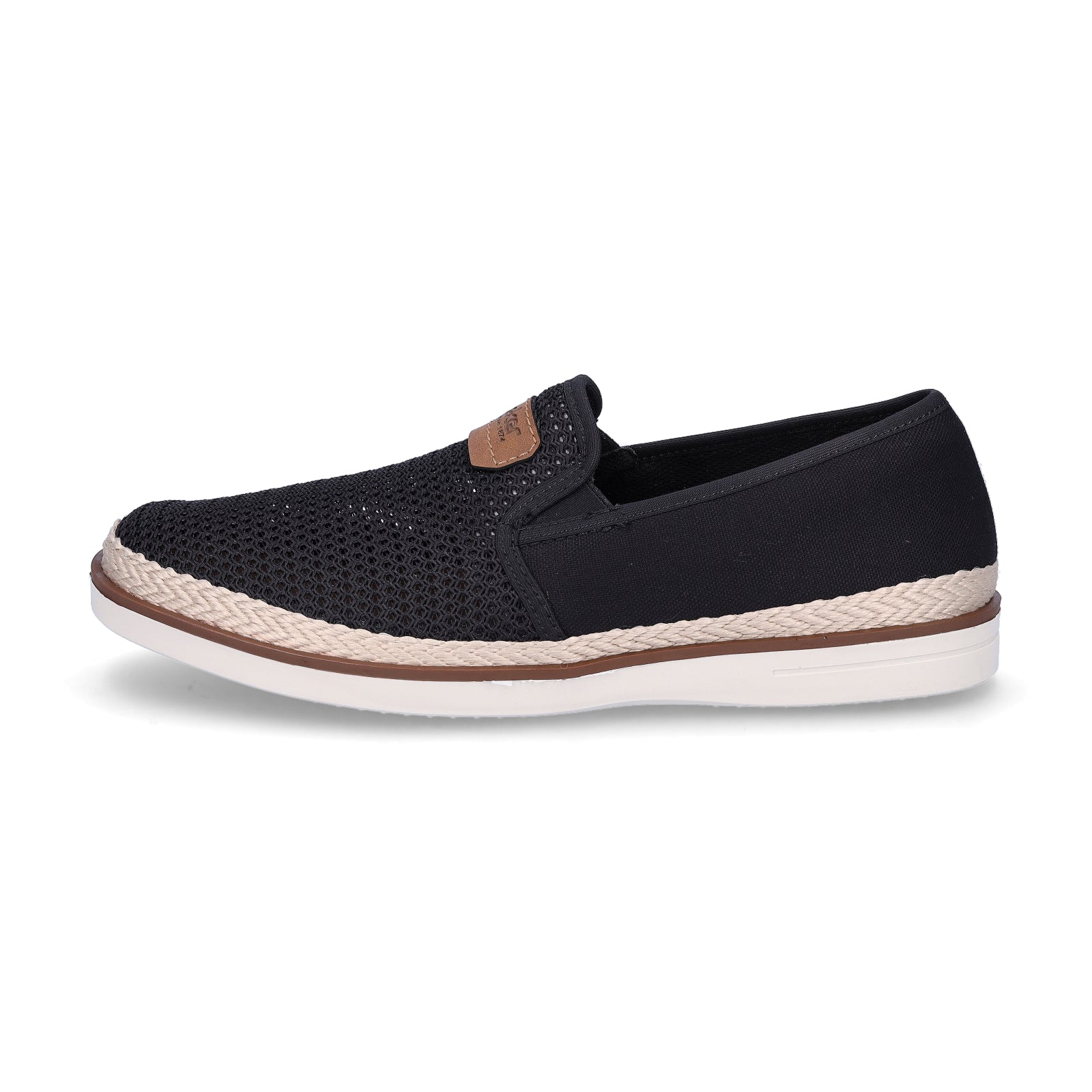 Rieker Herren Slipper schwarz